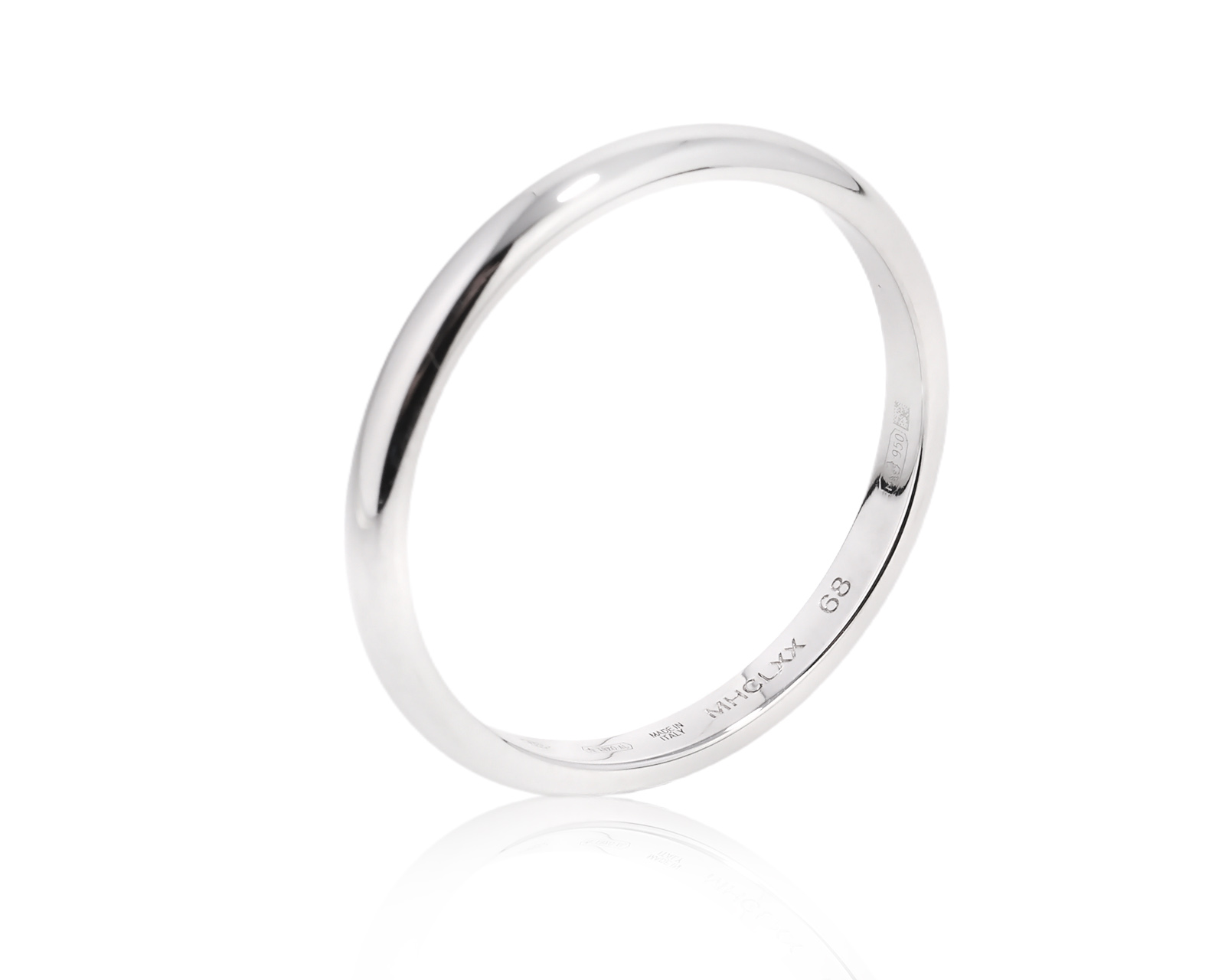 Оригинальное платиновое кольцо Bvlgari Fedi