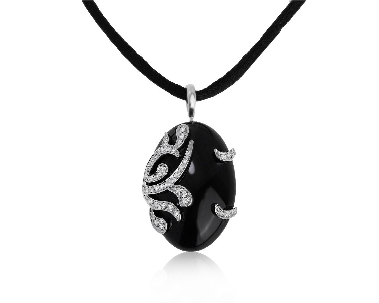 Итальянский золотой кулон с ониксом 23.91ct 100221/1