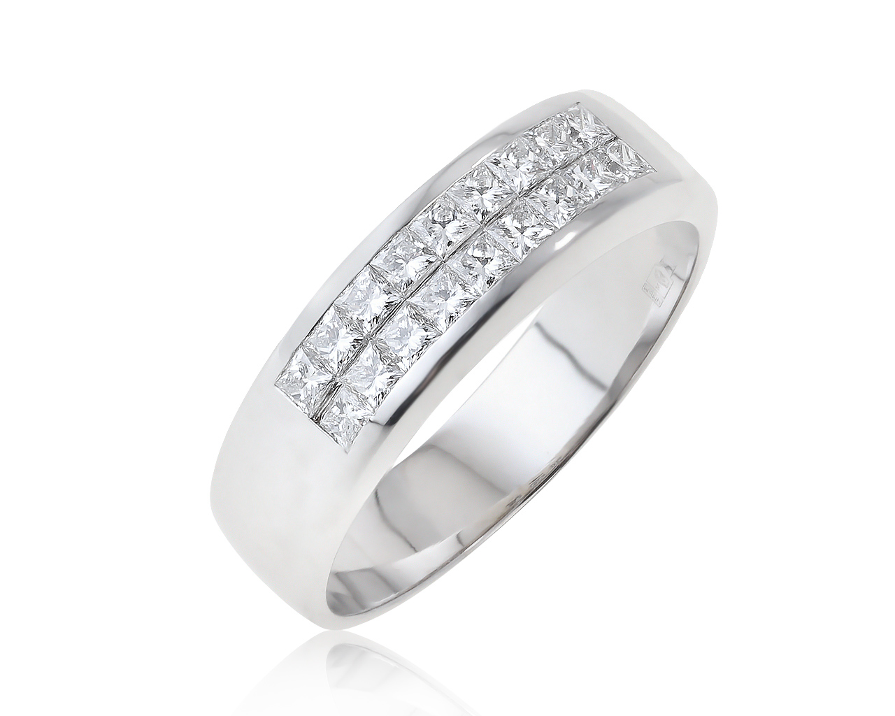 Солидное золотое кольцо с бриллиантами 0.95ct 280421/19