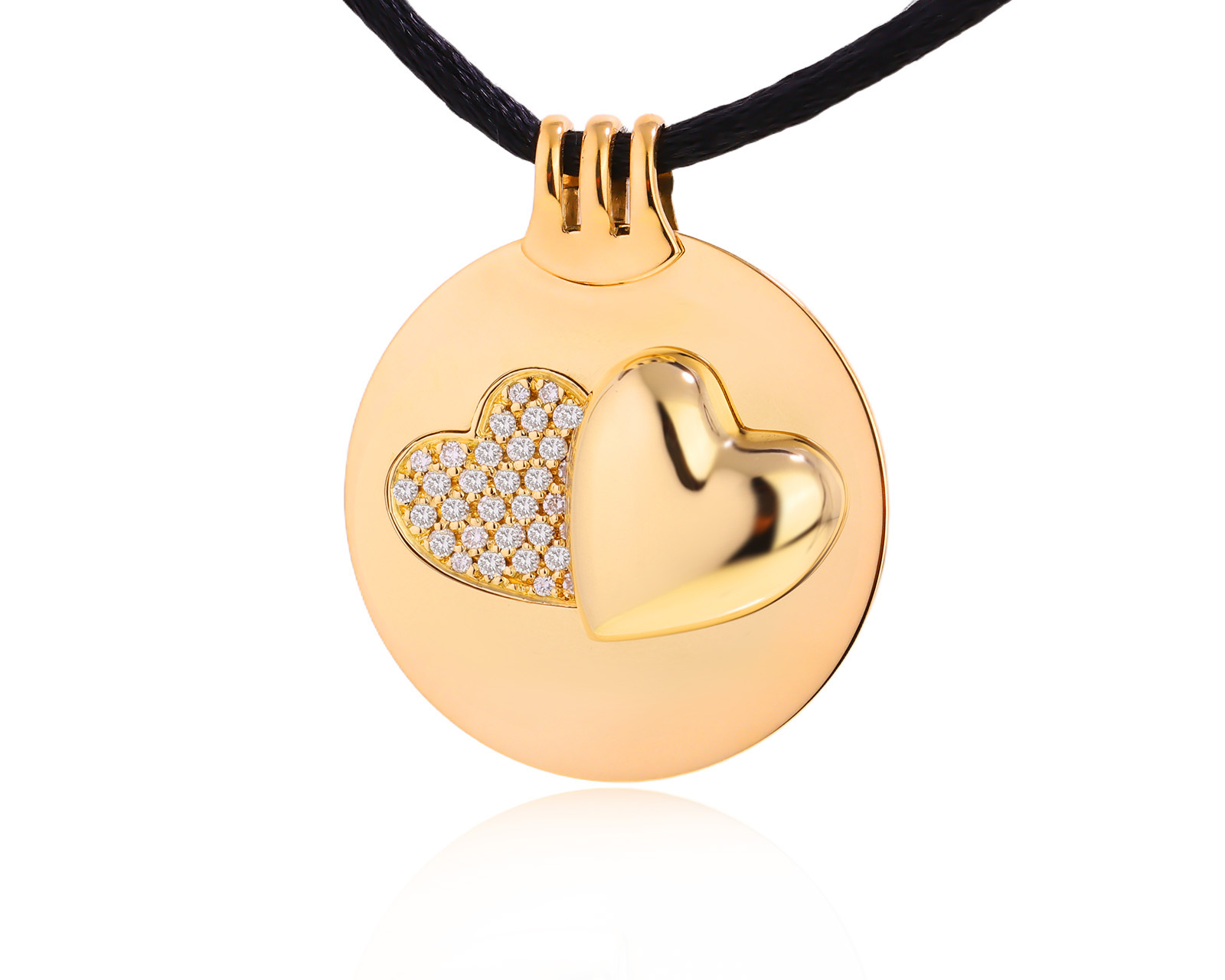 Оригинальный золотой кулон с бриллиантами 0.28ct Mauboussin 990319/1