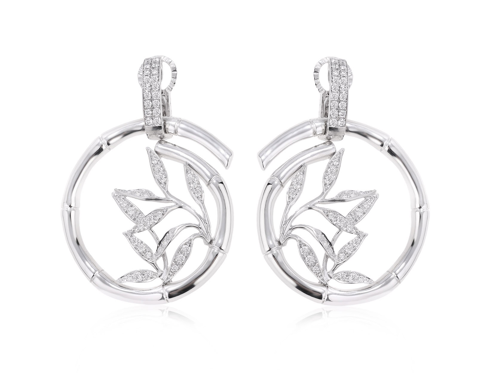 Оригинальные золотые серьги Carrera y Carrera Bambu 080925/1