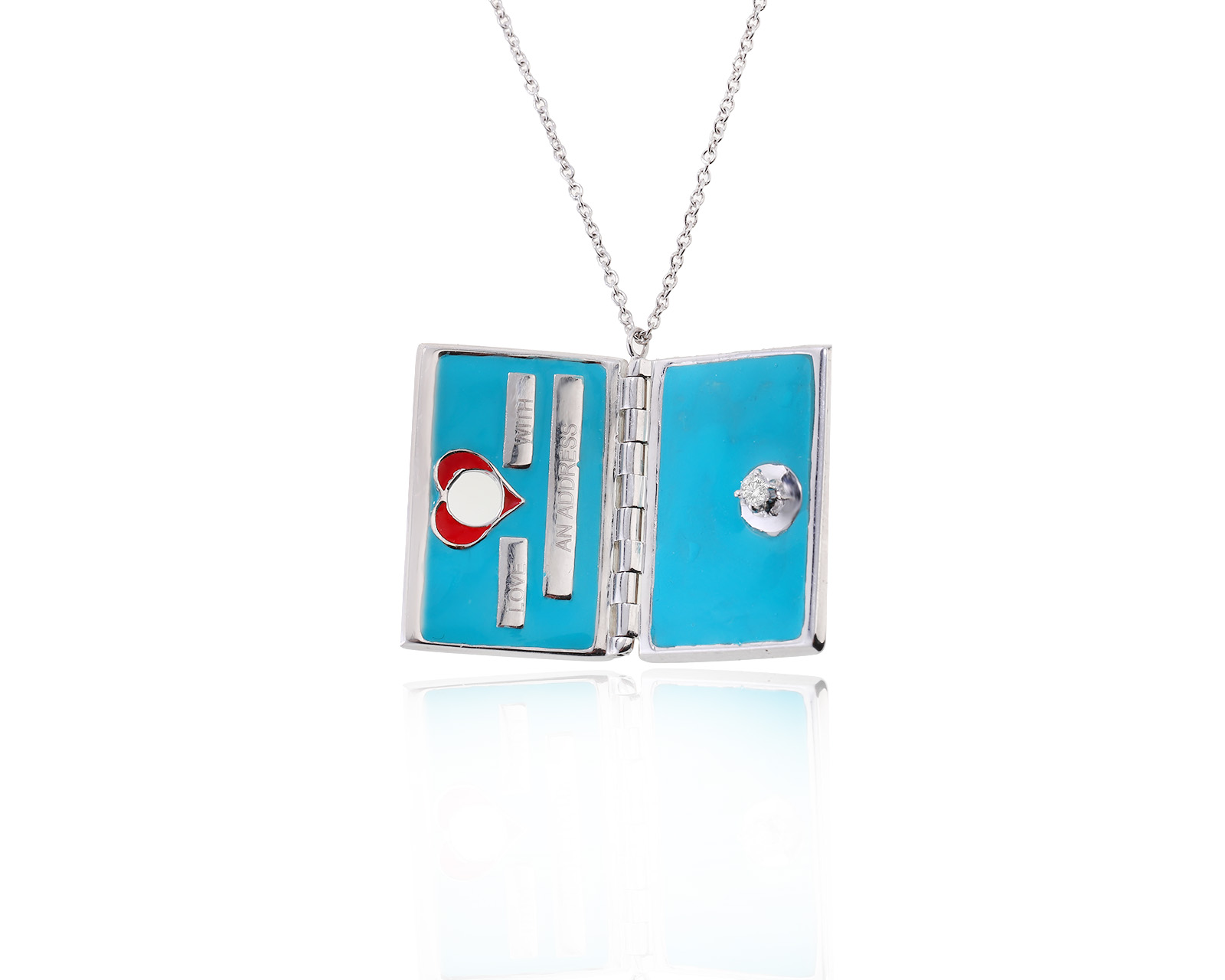 Оригинальный золотой кулон с эмалью Roberto Coin 200423/2