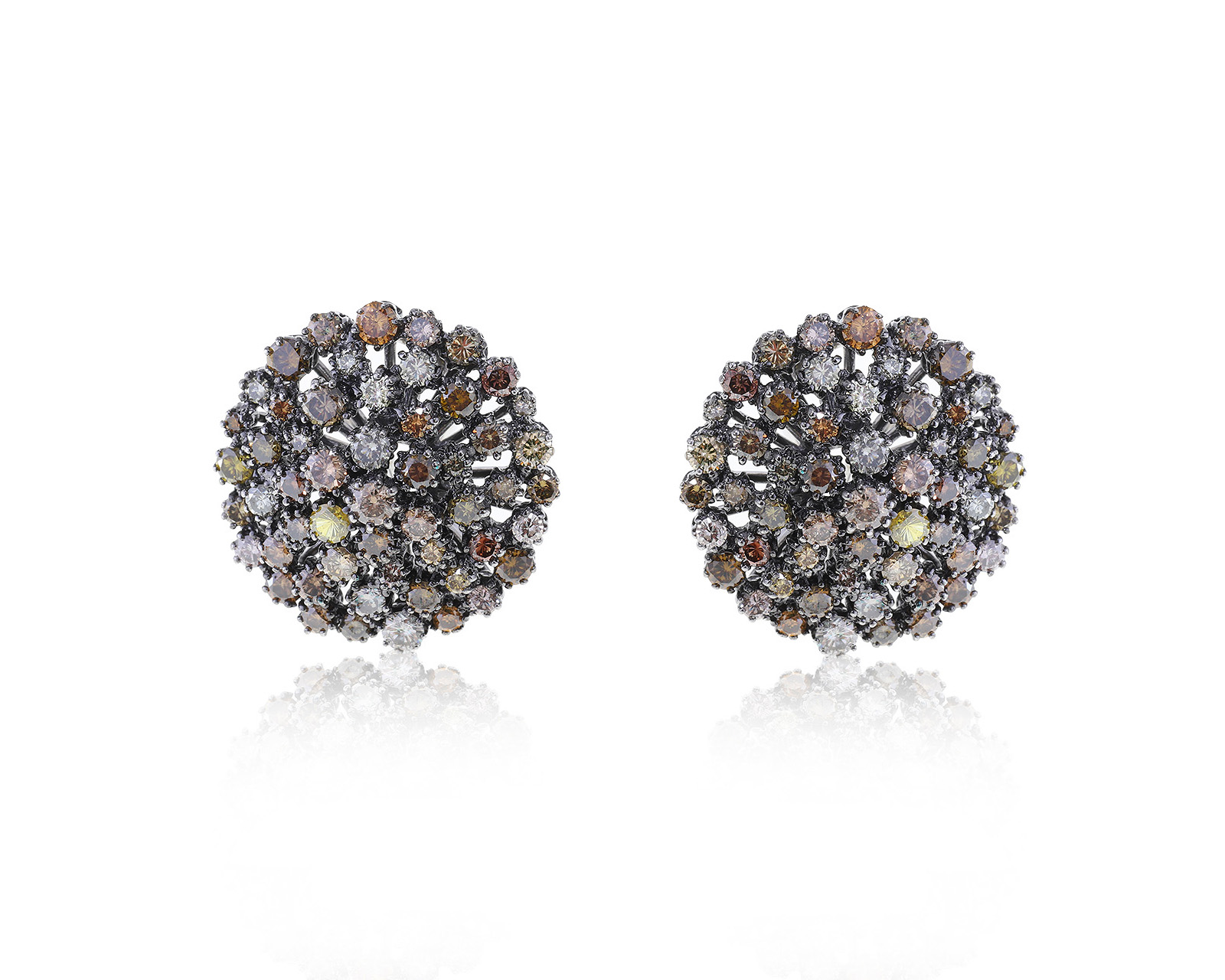 Престижные золотые серьги с бриллиантами 3.48ct 180423/9