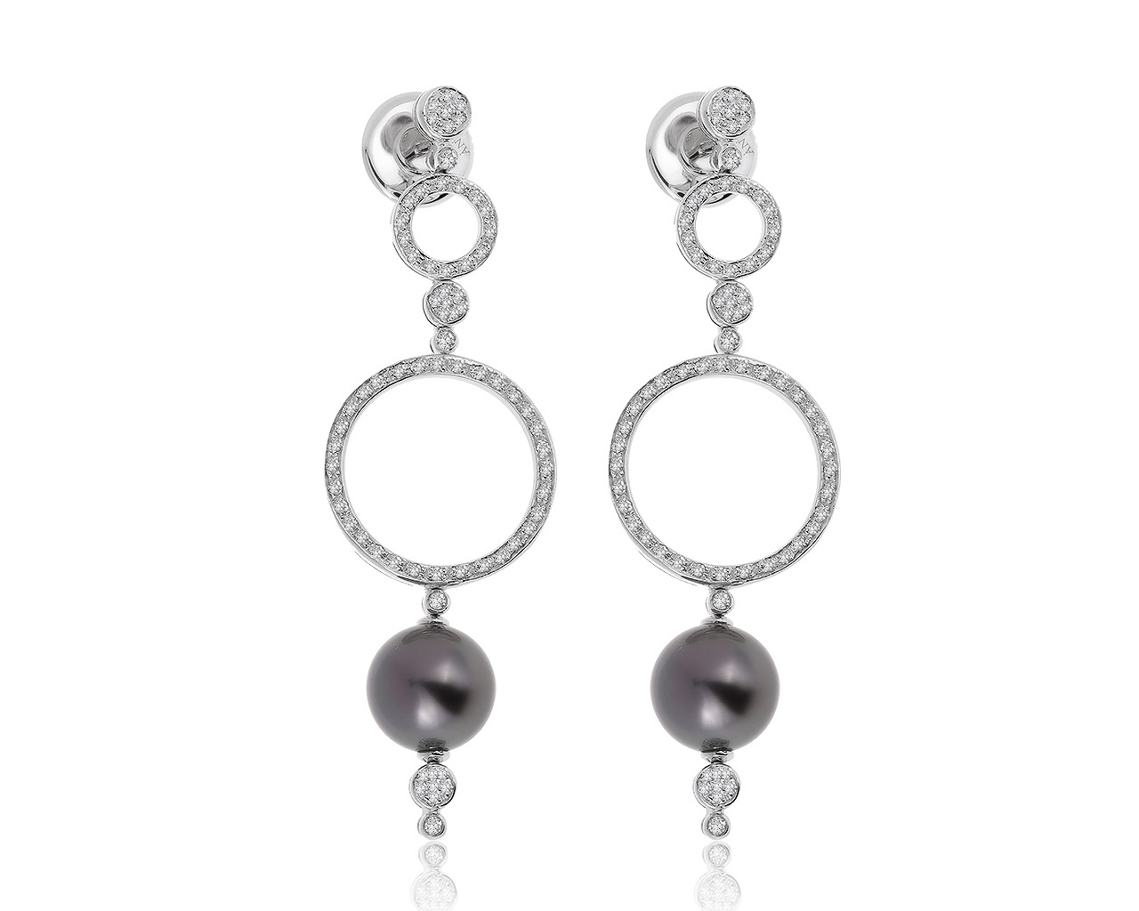 Оригинальные золотые серьги с бриллиантами 0.94ct Antonini 030620/4