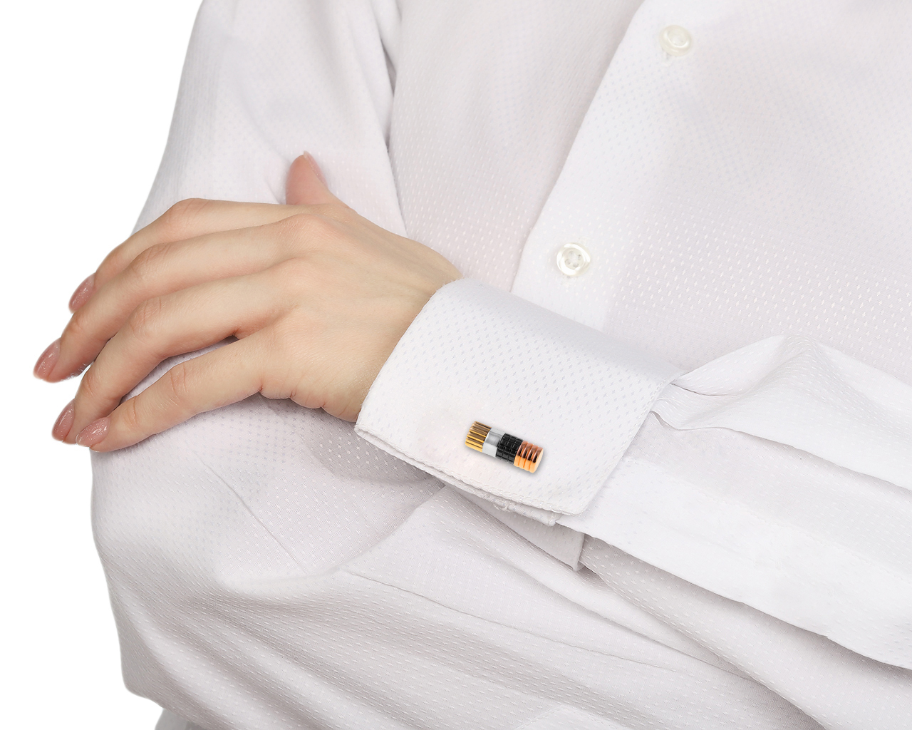 Оригинальные золотые запонки Boucheron Quatro