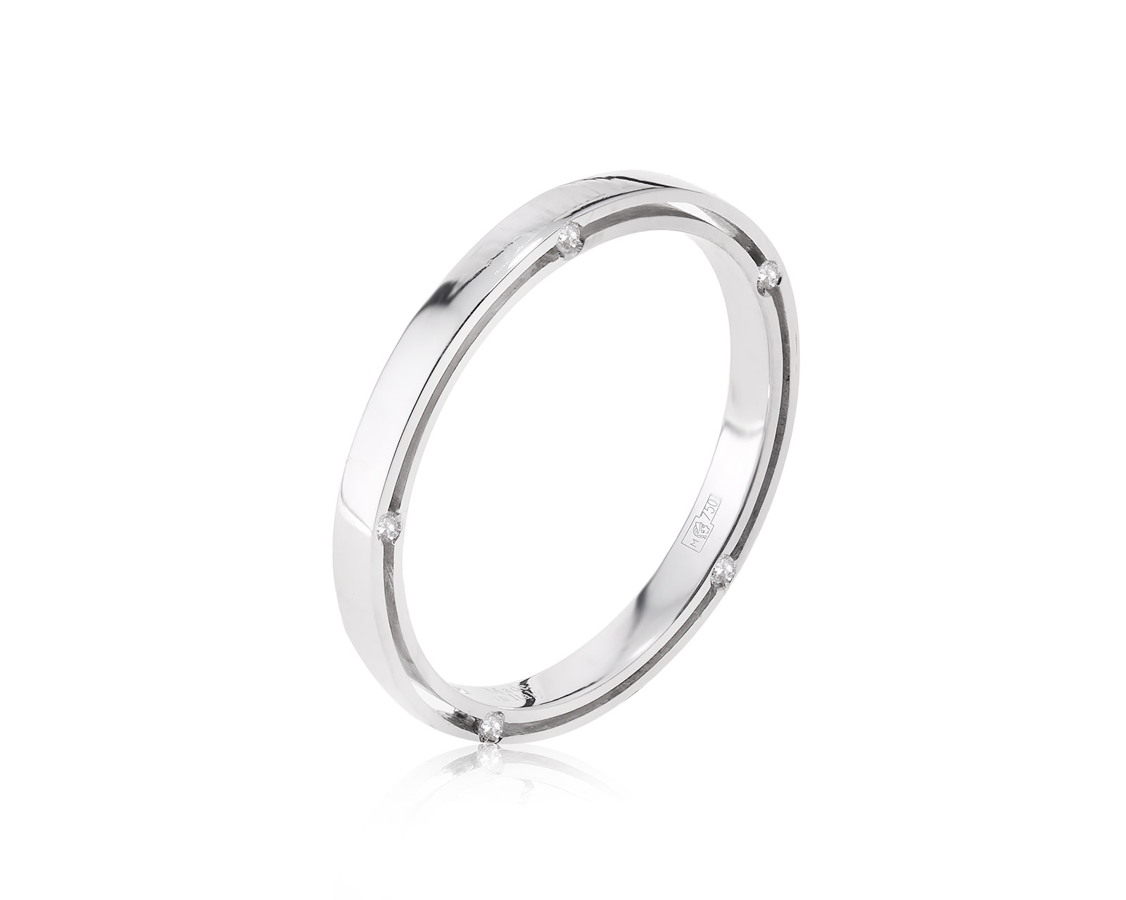 Оригинальное золотое кольцо Damiani D.Side 070923/1