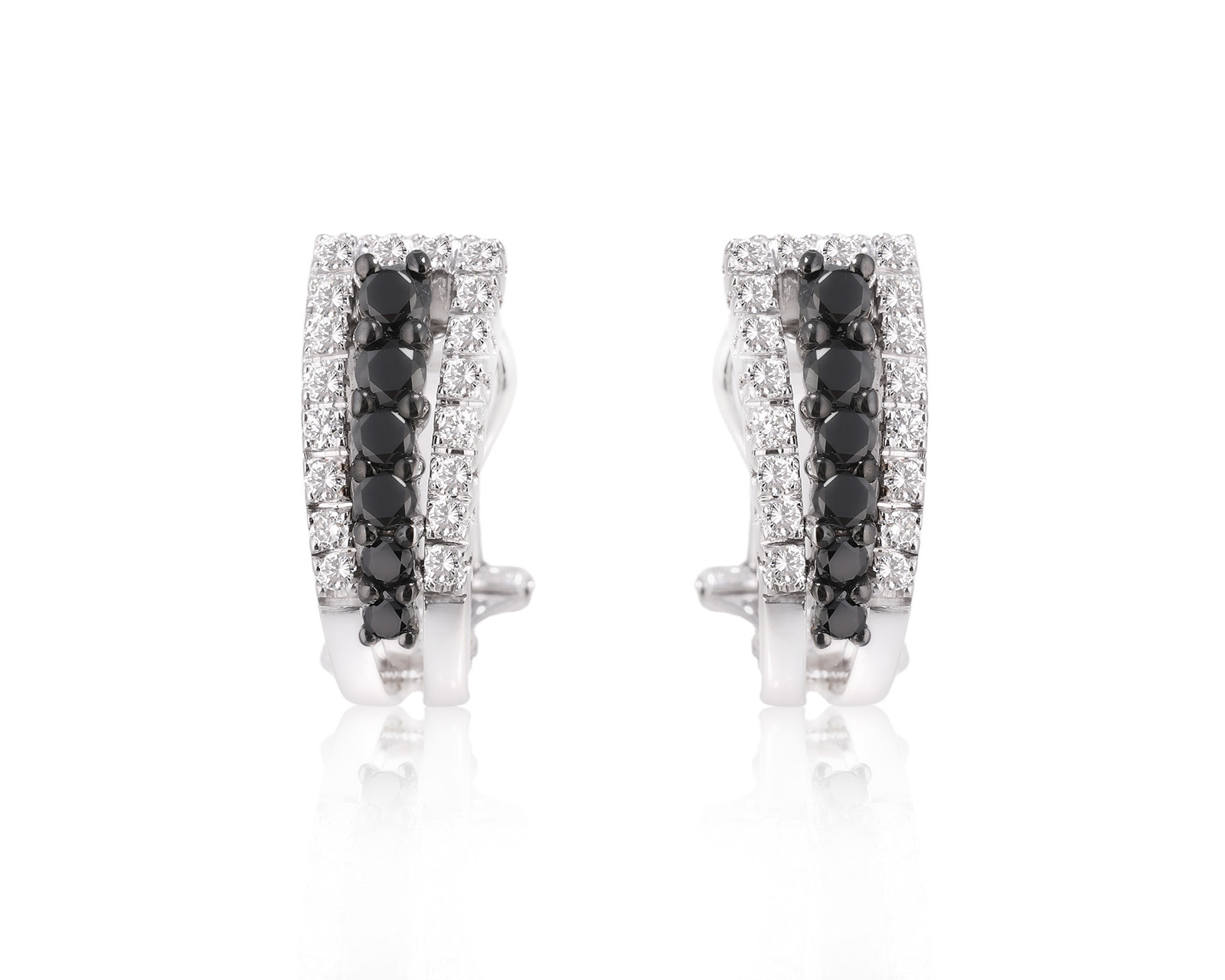 Оригинальные золотые серьги с бриллиантами 1.14ct Raima 260225/4