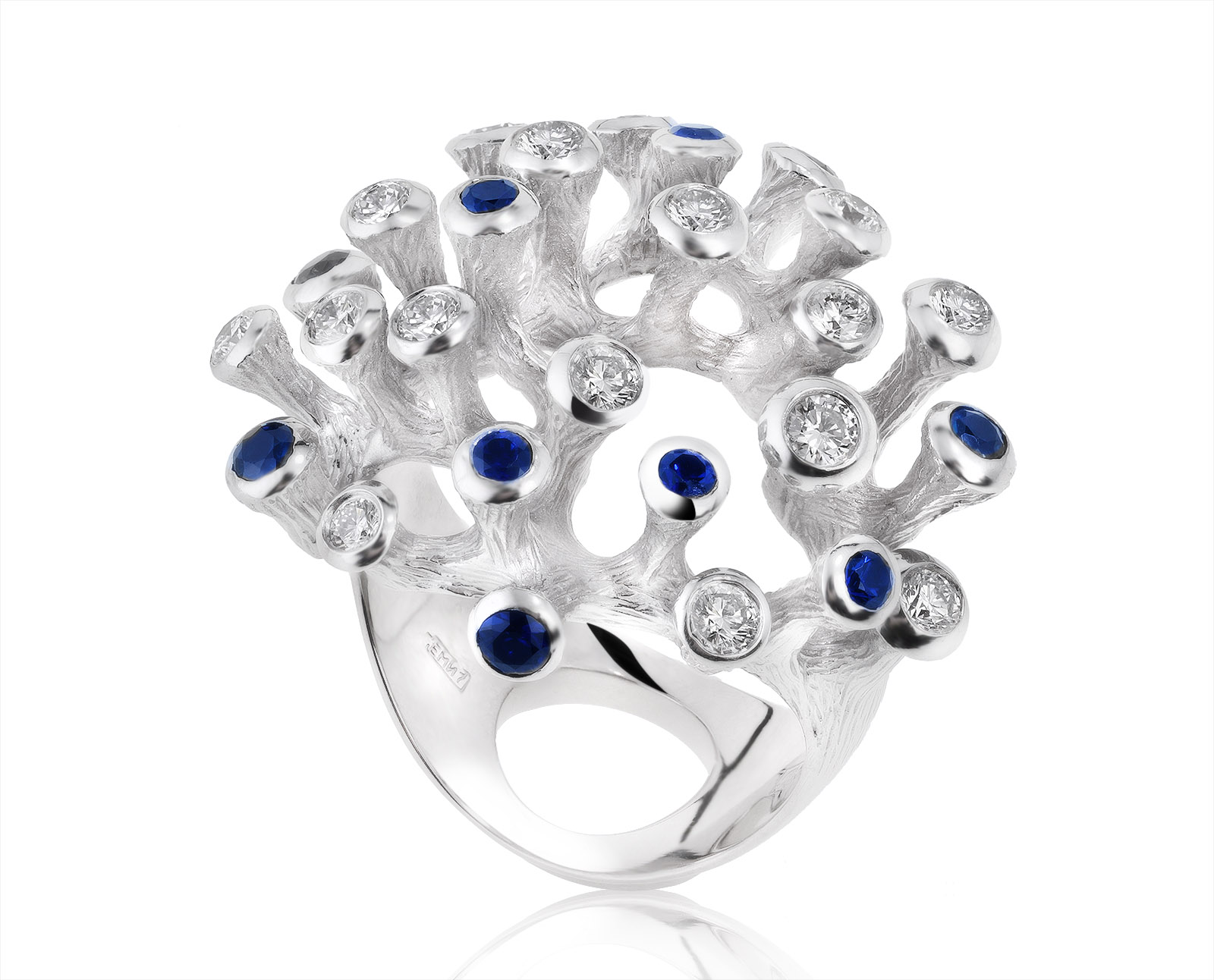 Красивое золотое кольцо с бриллиантами 1.20ct 250721/8