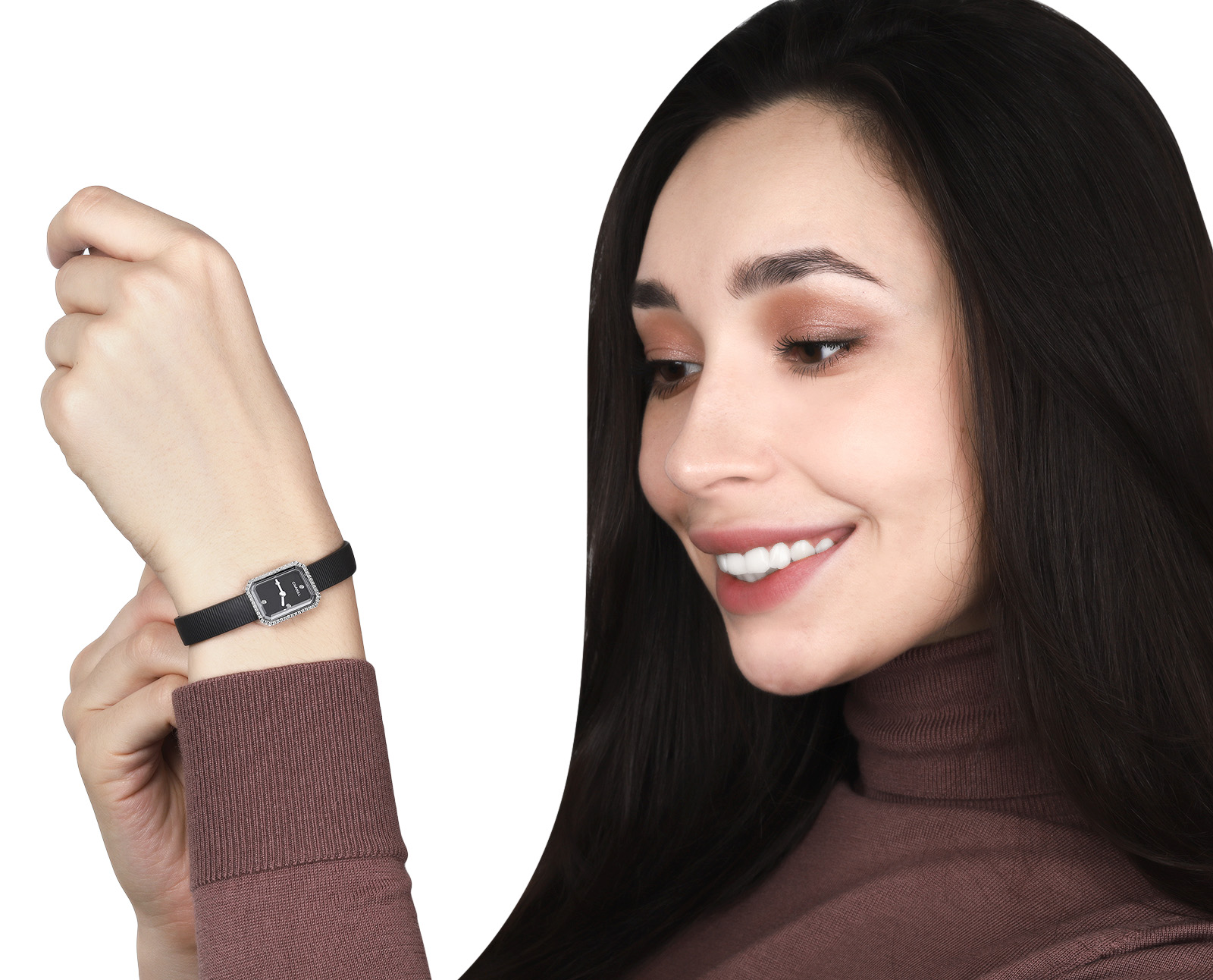 Оригинальные стальные часы с бриллиантами 0.28ct Chanel Premiere Mini