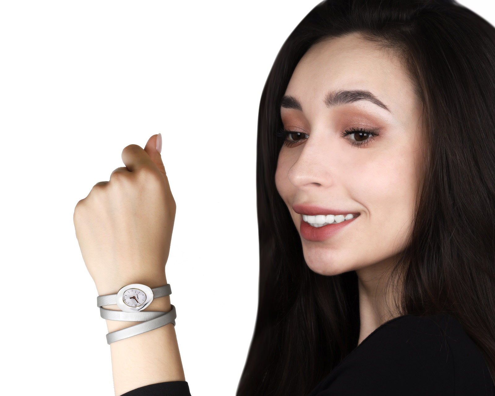 Оригинальные стальные часы H.Stern Egg