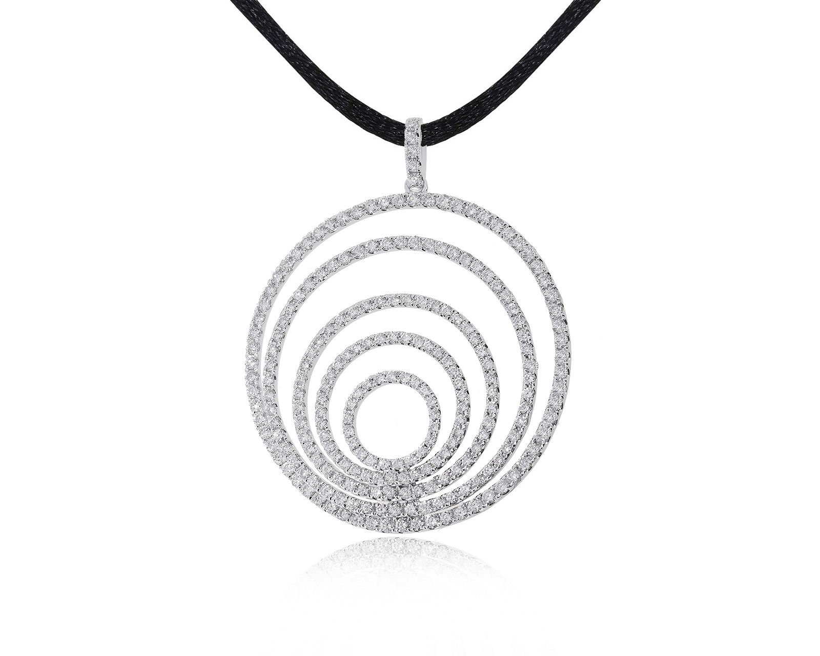 Золотой кулон с бриллиантами 3.28ct 130623/8