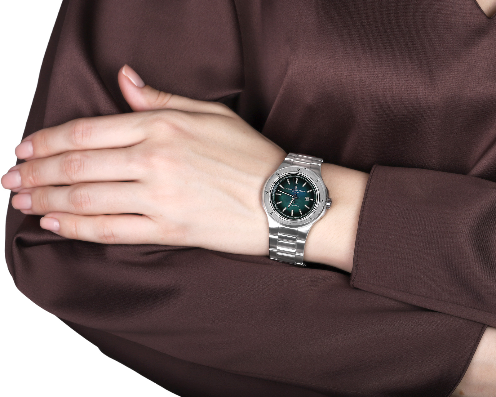 Оригинальные стальные часы Bernhard H. Mayer Empire Clara