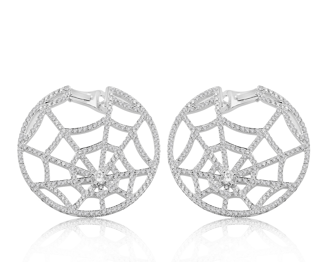 Оригинальные золотые серьги с бриллиантами 4.07ct Chaumet Attrape Moi 091120/6