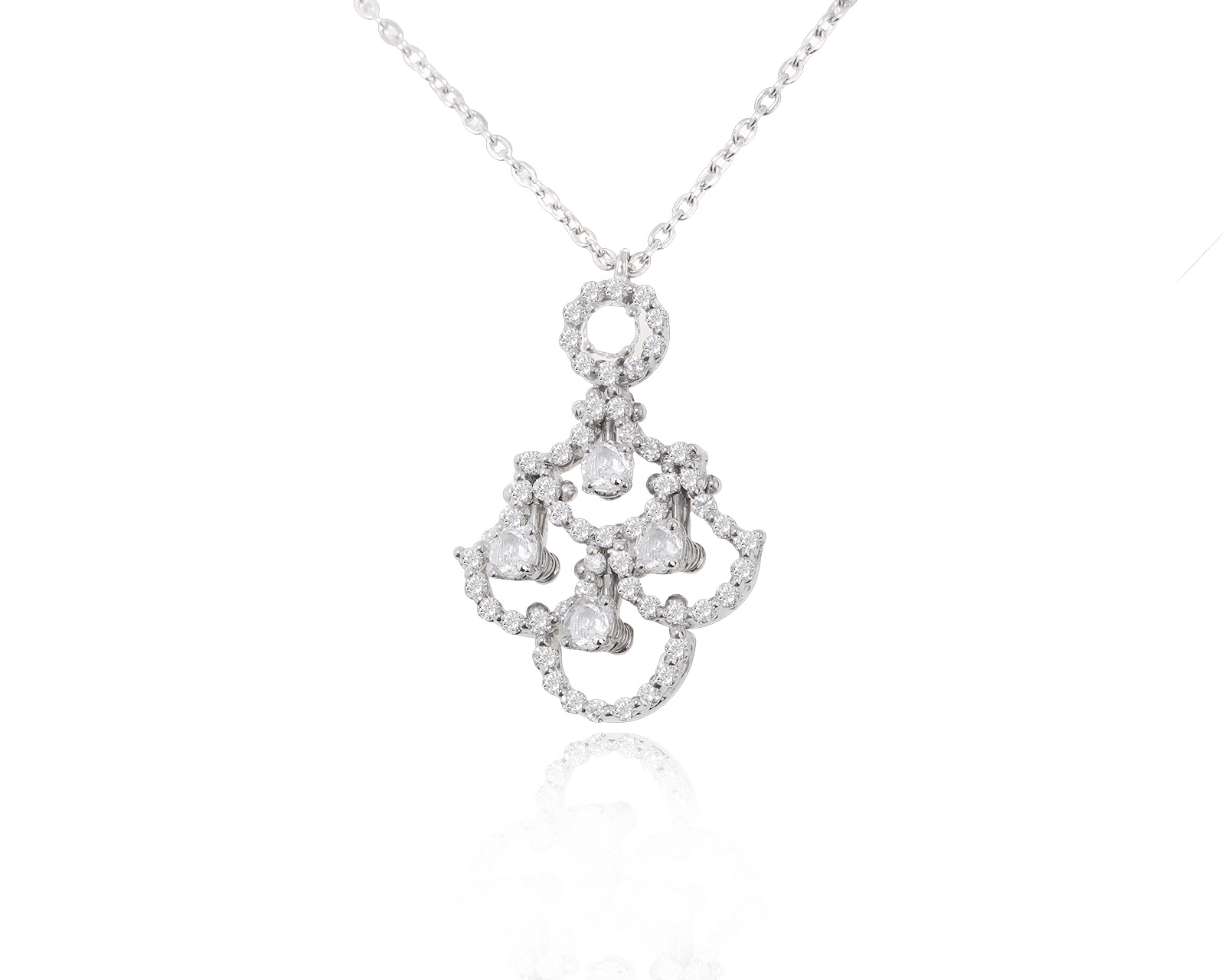 Оригинальное золотое колье с бриллиантами 1.26ct Damiani Juliette 180324/4
