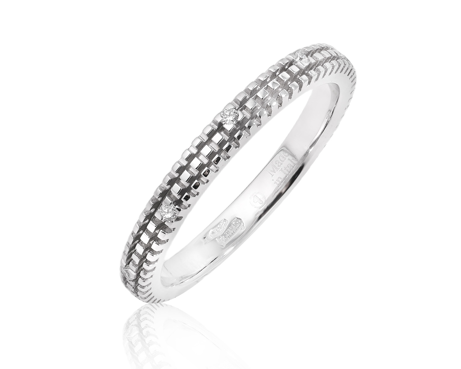 Оригинальное золотое кольцо Damiani Metropalitan 260825/10