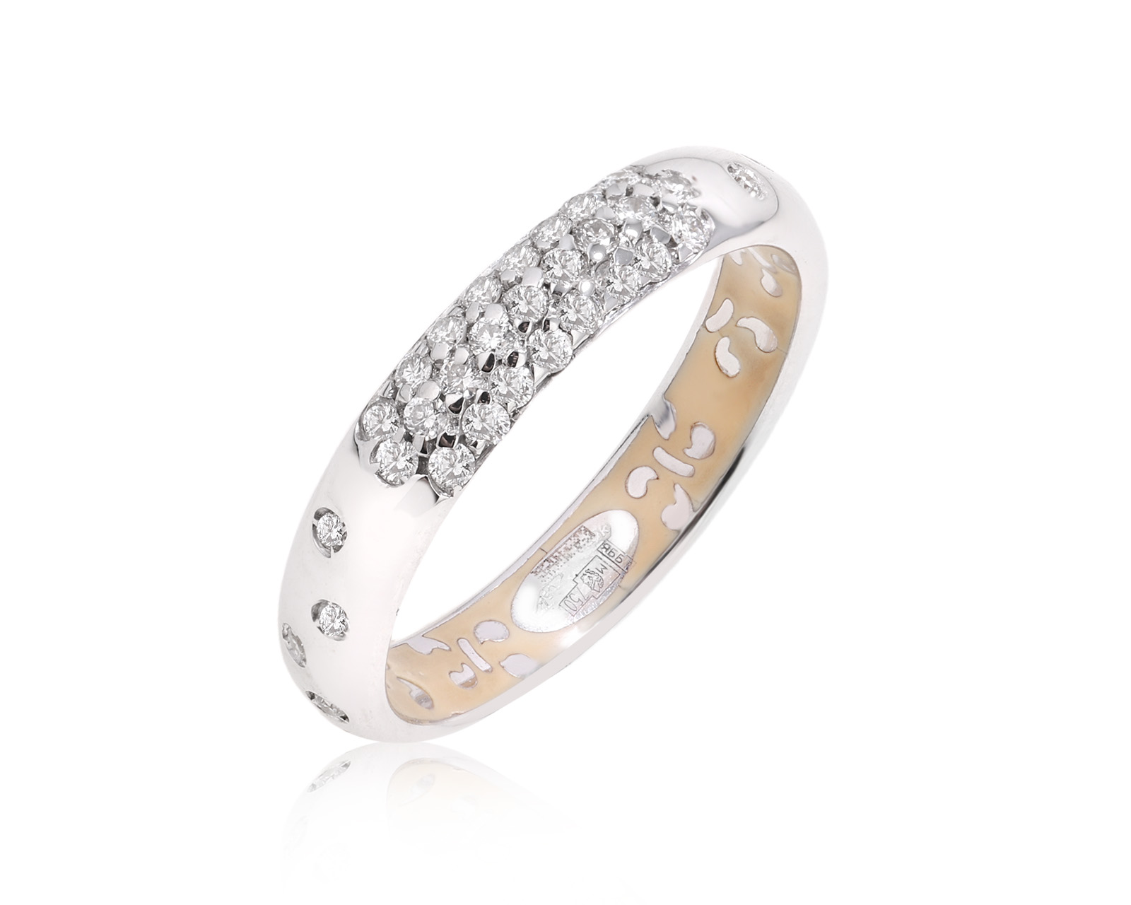 Оригинальное золотое кольцо с бриллиантами 0.26ct Korloff 160725/7