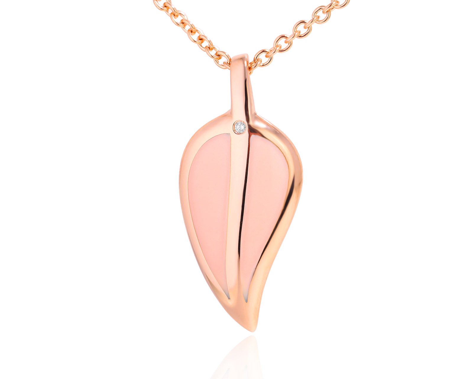 Оригинальный золотой кулон с эмалью Gavello