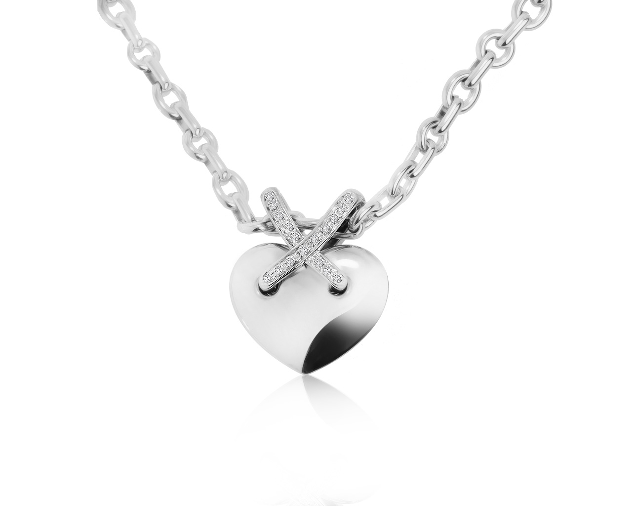 Оригинальный золотой кулон с бриллиантами 0.33ct Chaumet Liens