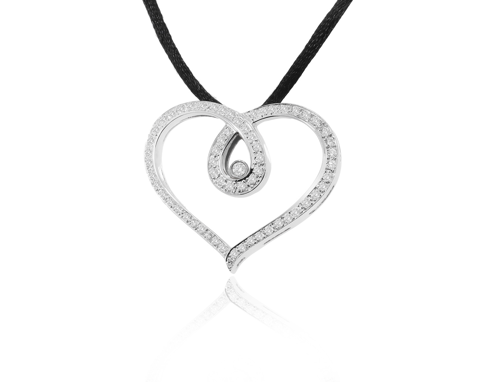 Золотой кулон с бриллиантами 1.38ct 210324/5