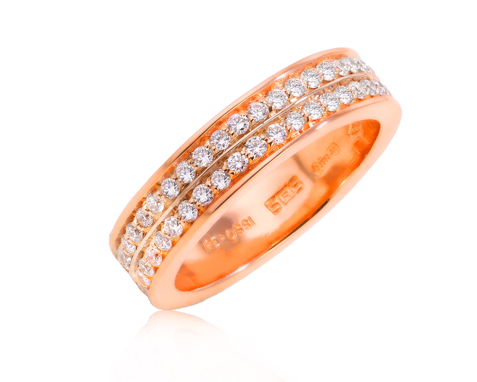 Оригинальное золотое кольцо с бриллиантами 0.41ct Repossi