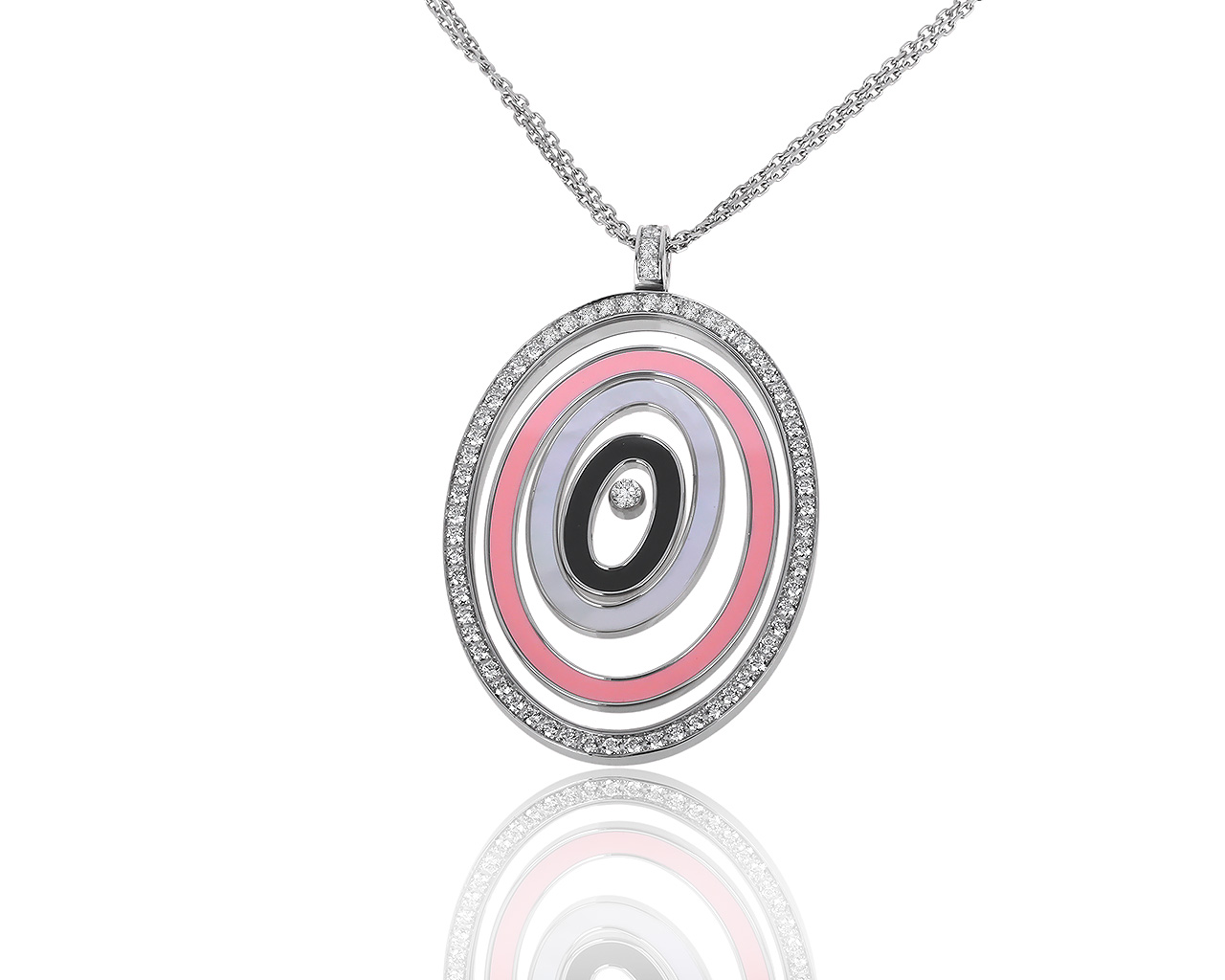 Оригинальный золотой кулон с бриллиантами 1.25ct Chopard 021119/2