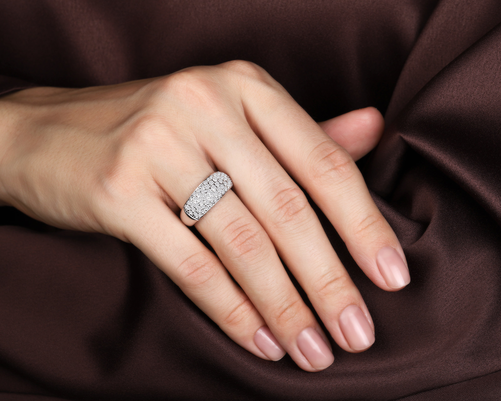 Оригинальное золотое кольцо с бриллиантами 1.05ct Wempe By Kim