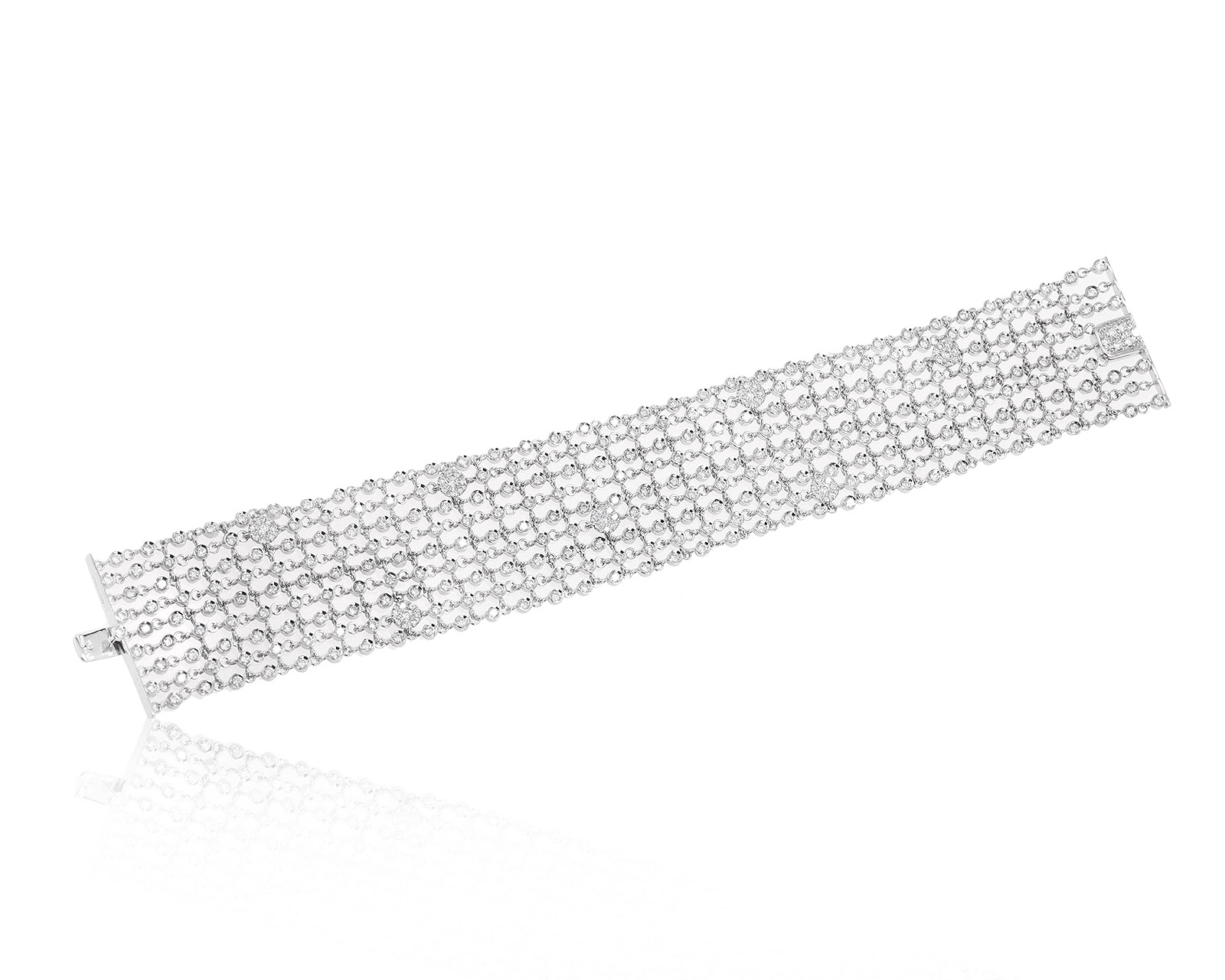 Оригинальный золотой браслет с бриллиантами 4.41ct Damiani 130921/4