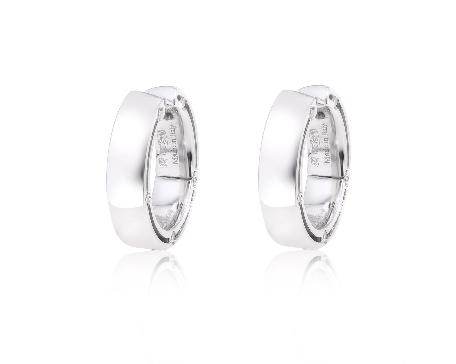 Оригинальные золотые серьги с бриллиантами 0.12ct Damiani D.Side 260824/6