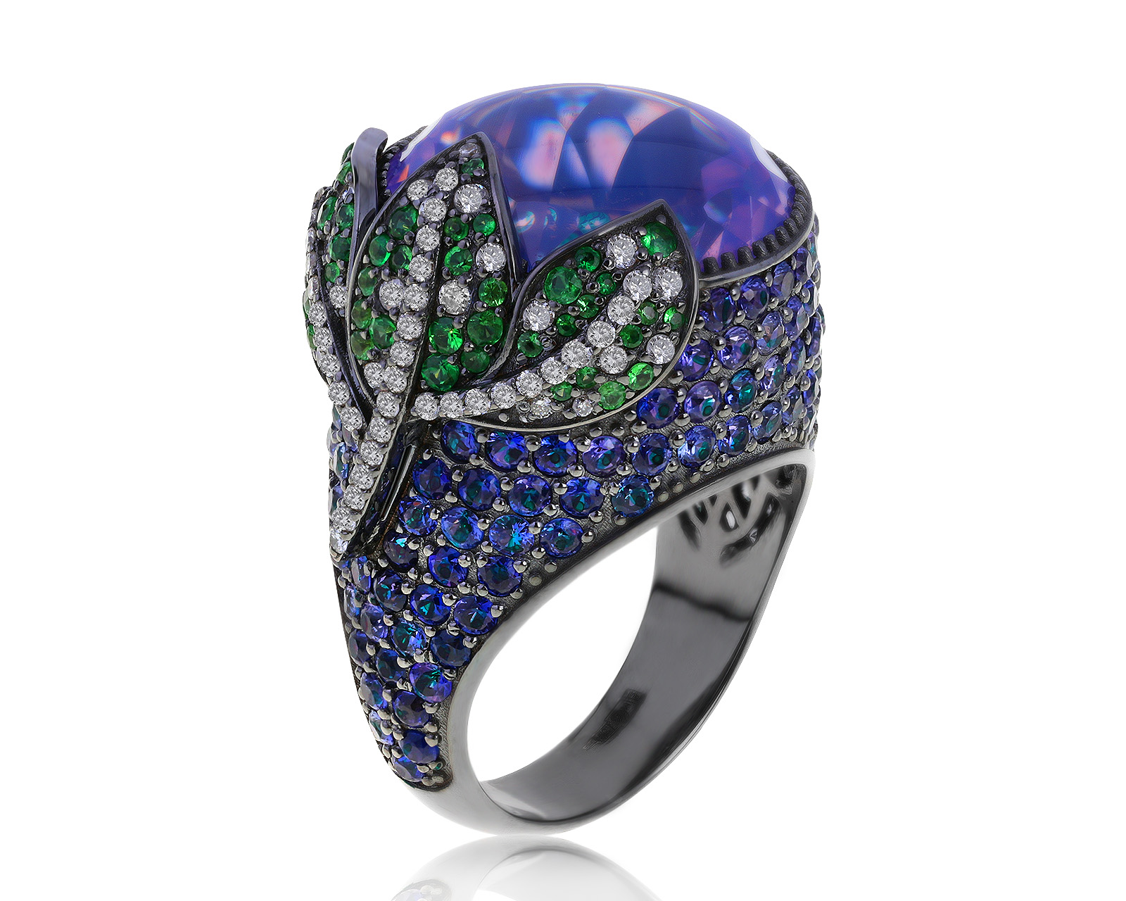 Изумительное золотое кольцо с кварцем 15.38ct 190721/6