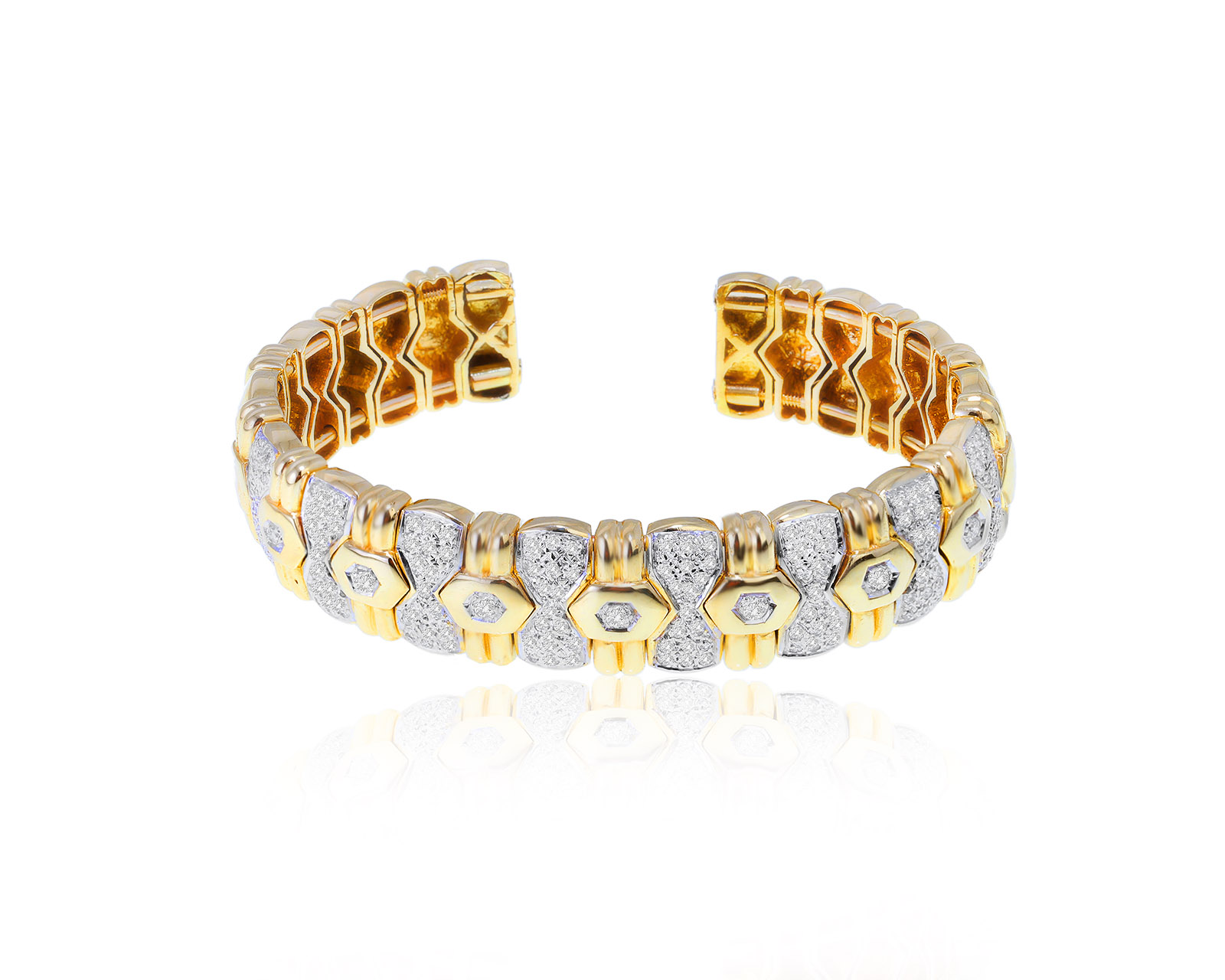 Золотой браслет с бриллиантами 1.11ct 030424/1