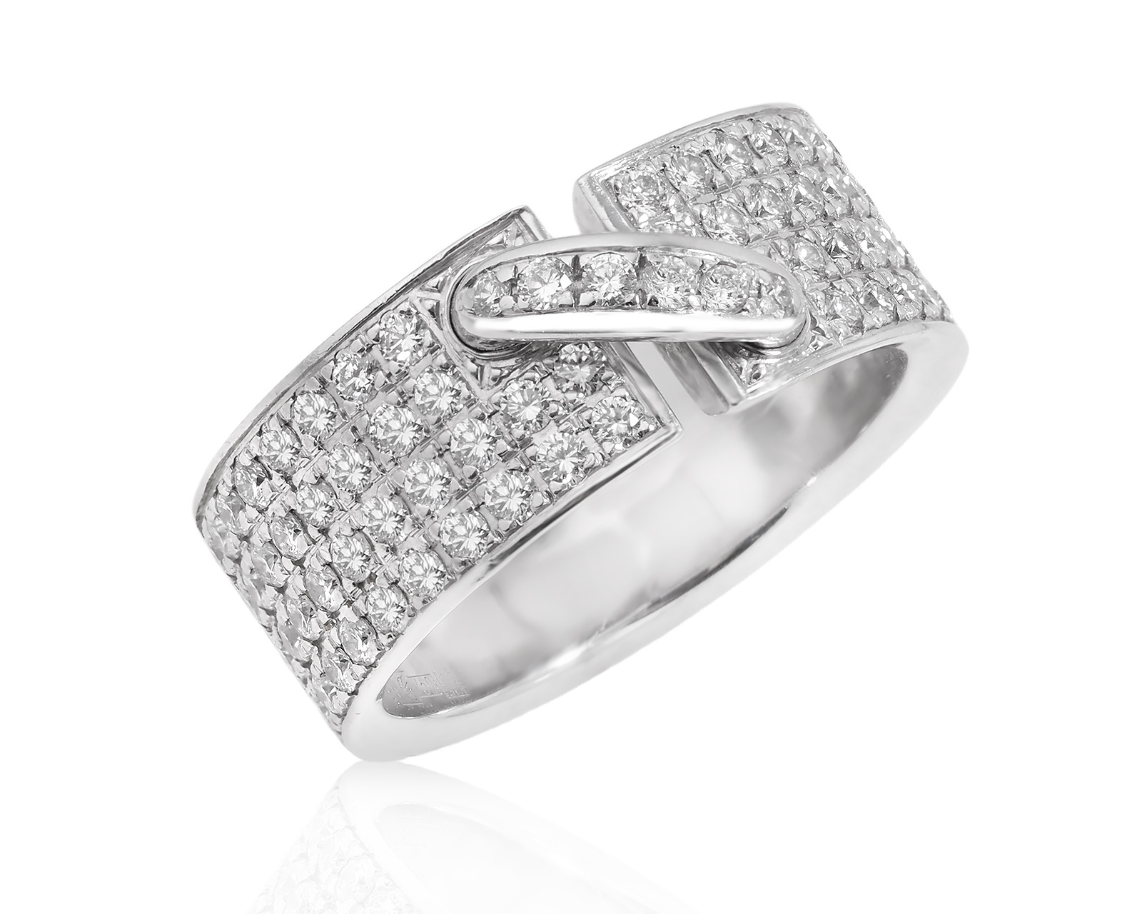 Оригинальное золотое кольцо с бриллиантами 0.93ct Chaumet Liens 210825/1