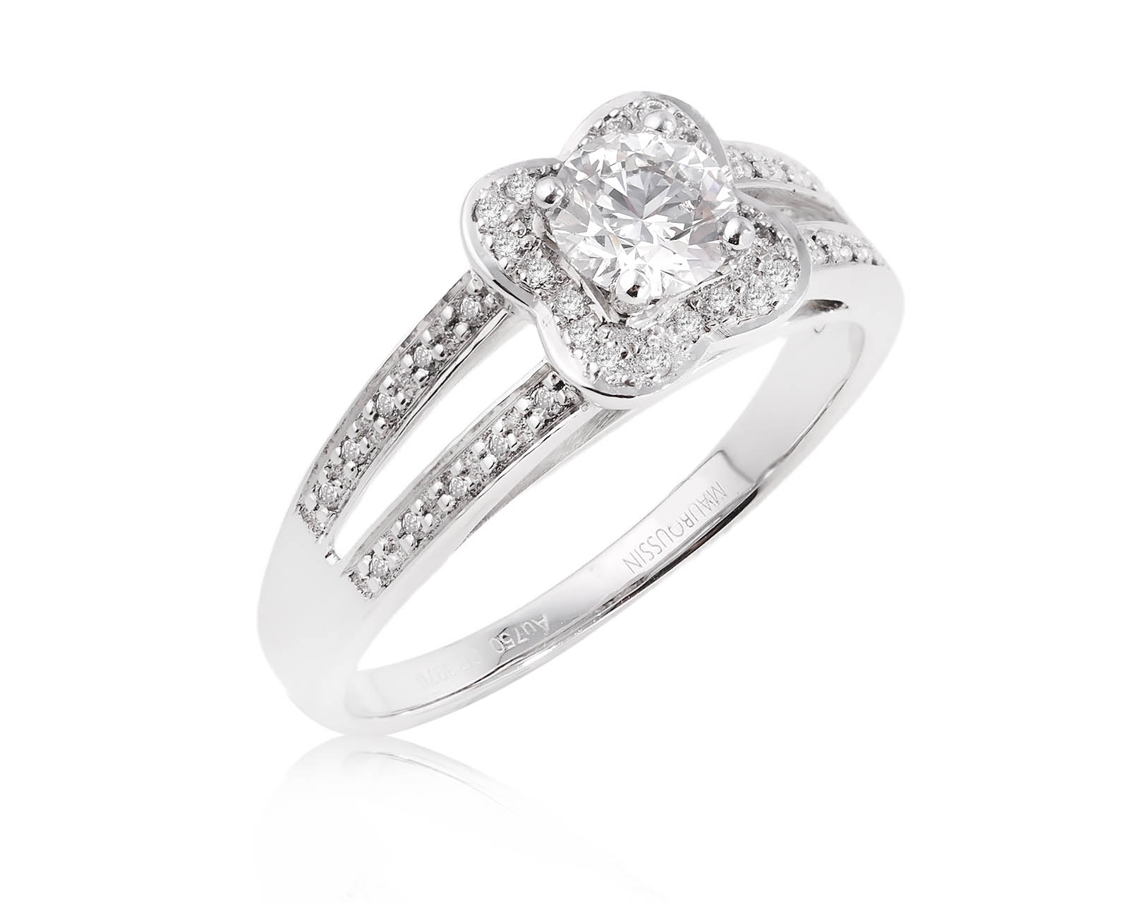 Оригинальное золотое кольцо Mauboussin Chance of Love 100725/1