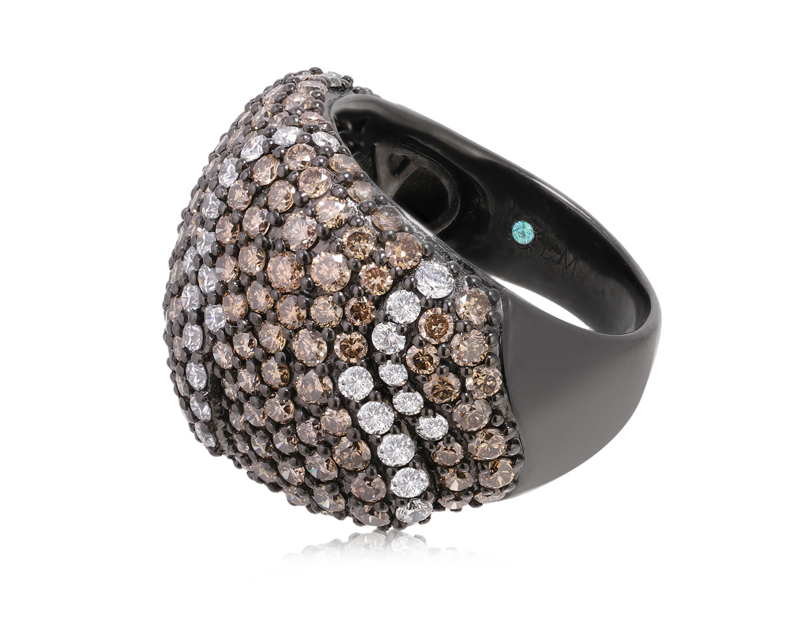 Золотое кольцо с бриллиантами 3.78ct Evgeny Matveev