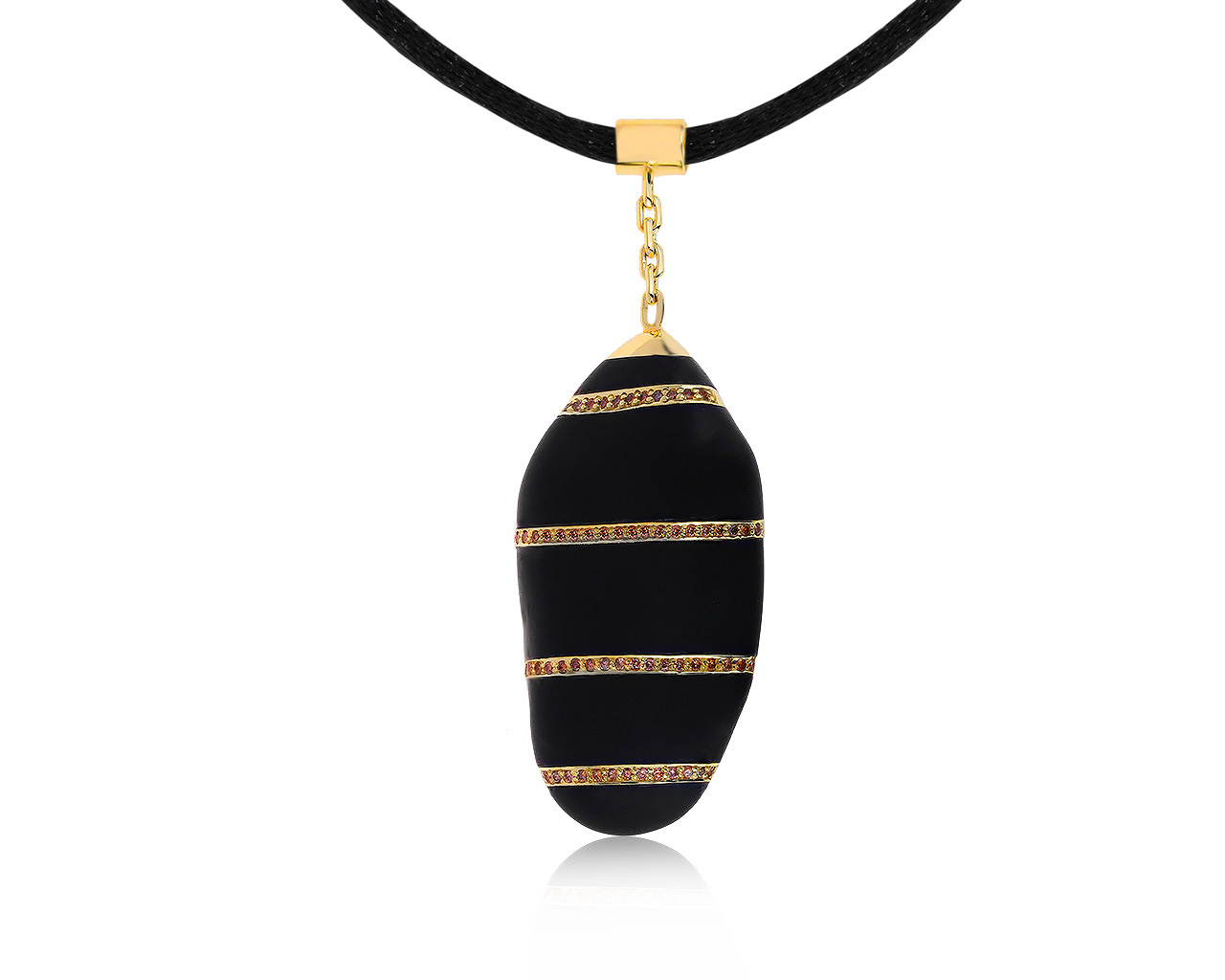 Оригинальный золотой кулон с бриллиантами 0.88ct German Kabirski 140220/23