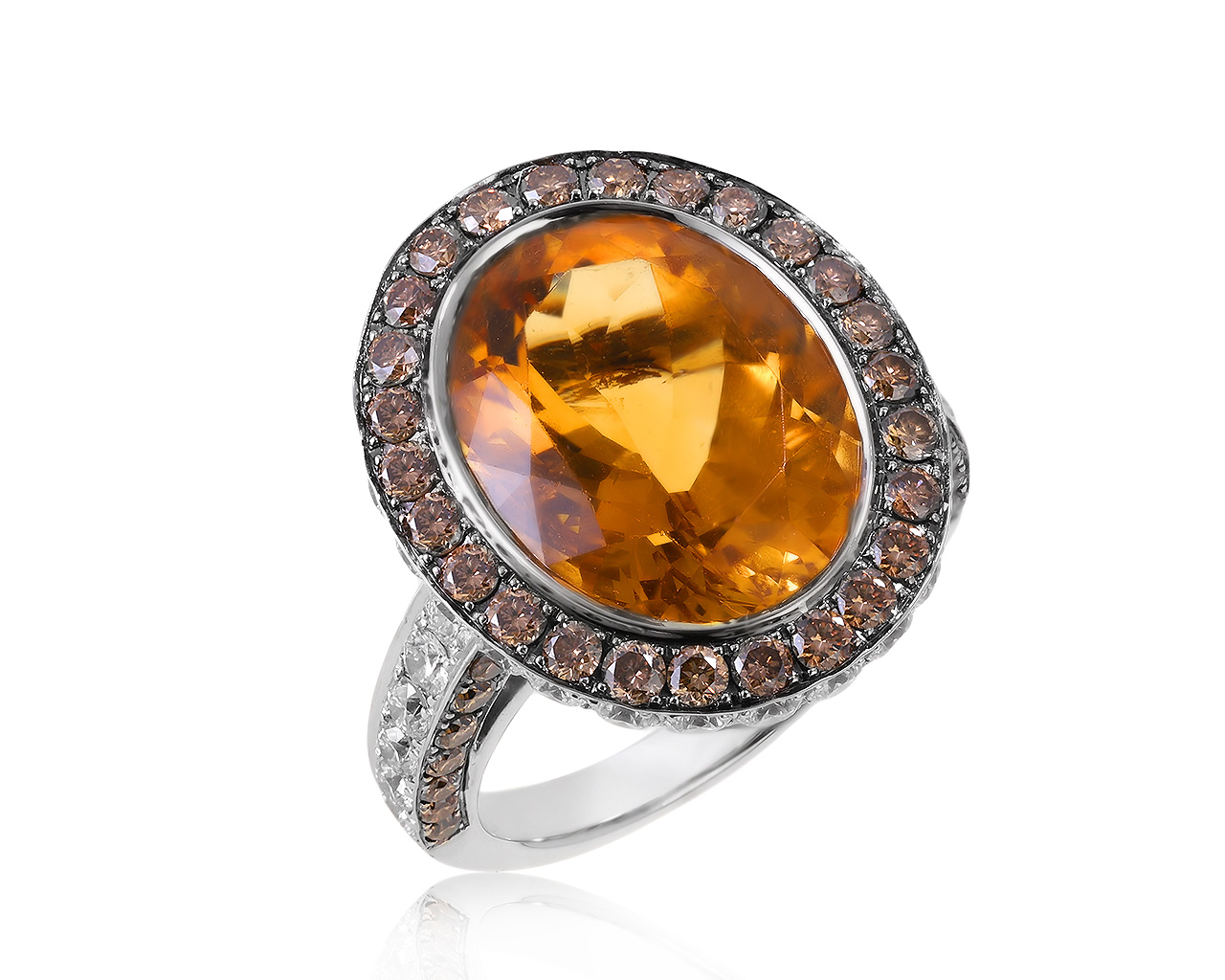 Потрясающее золотое кольцо с цитрином 8.05ct 100221/2