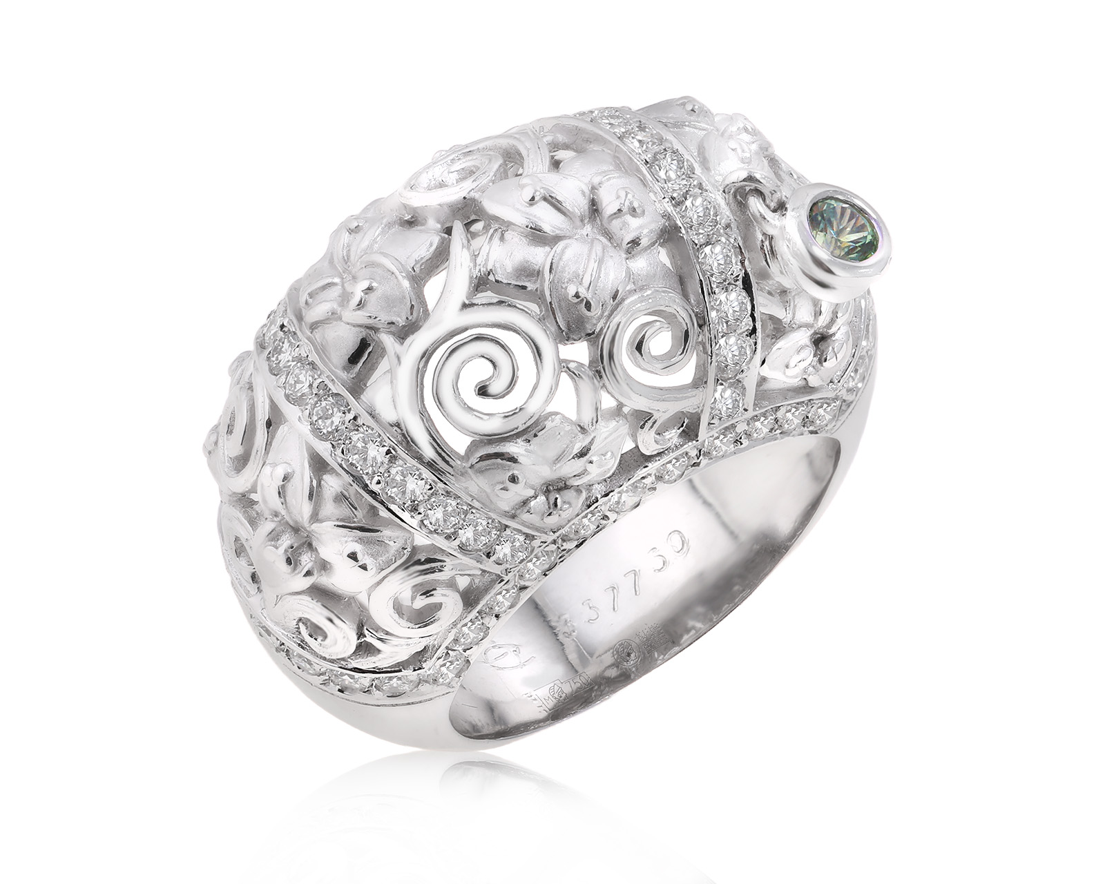 Оригинальное золотое кольцо Carrera y Carrera Jazmin 990237/1