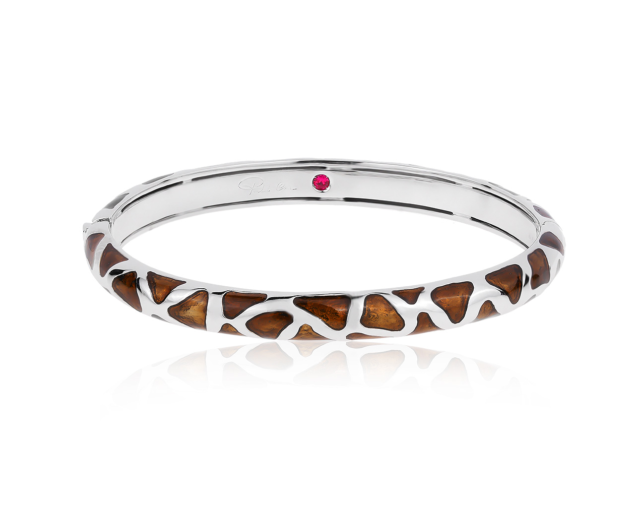 Оригинальный золотой браслет с эмалью Roberto Coin Girafe 170820/3