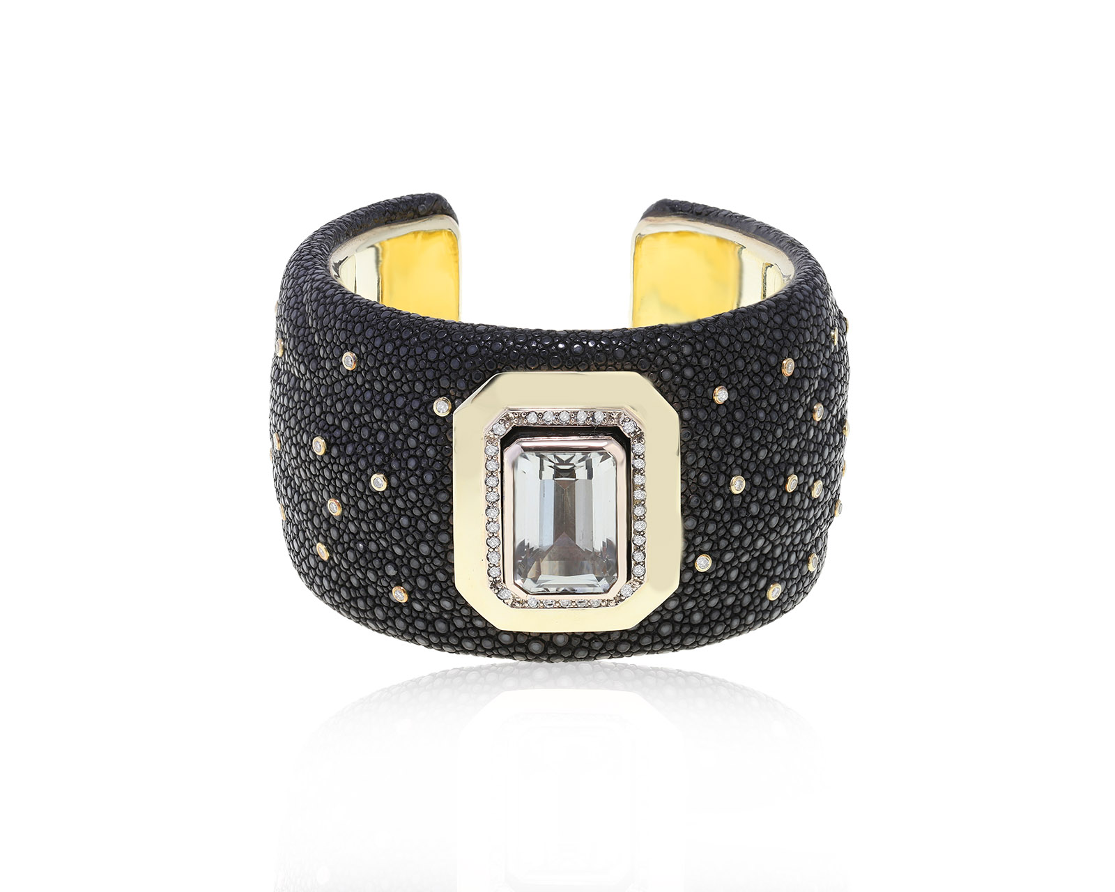 Оригинальный золотой браслет с топазом 15.00ct German Kabirski 060323/18