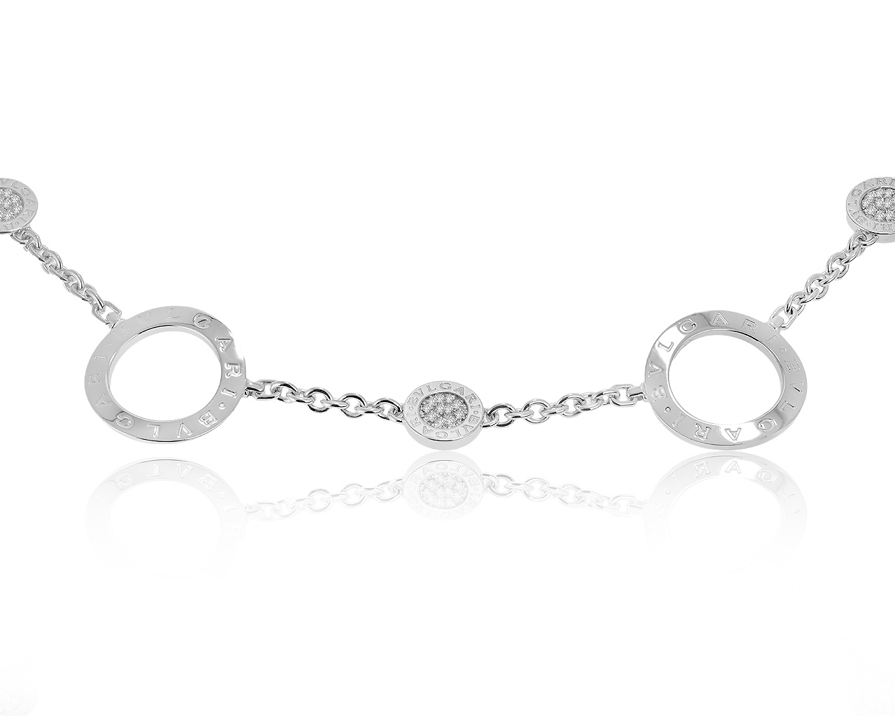 Оригинальное золотое колье с бриллиантами 0.75ct Bvlgari 250121/4