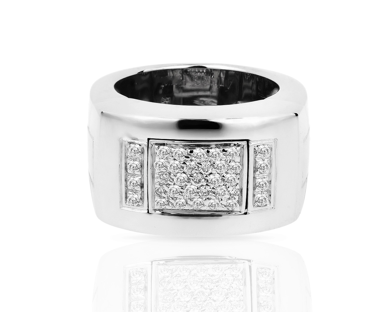 Оригинальное золотое кольцо с бриллиантами 0.30ct Audemars Piguet