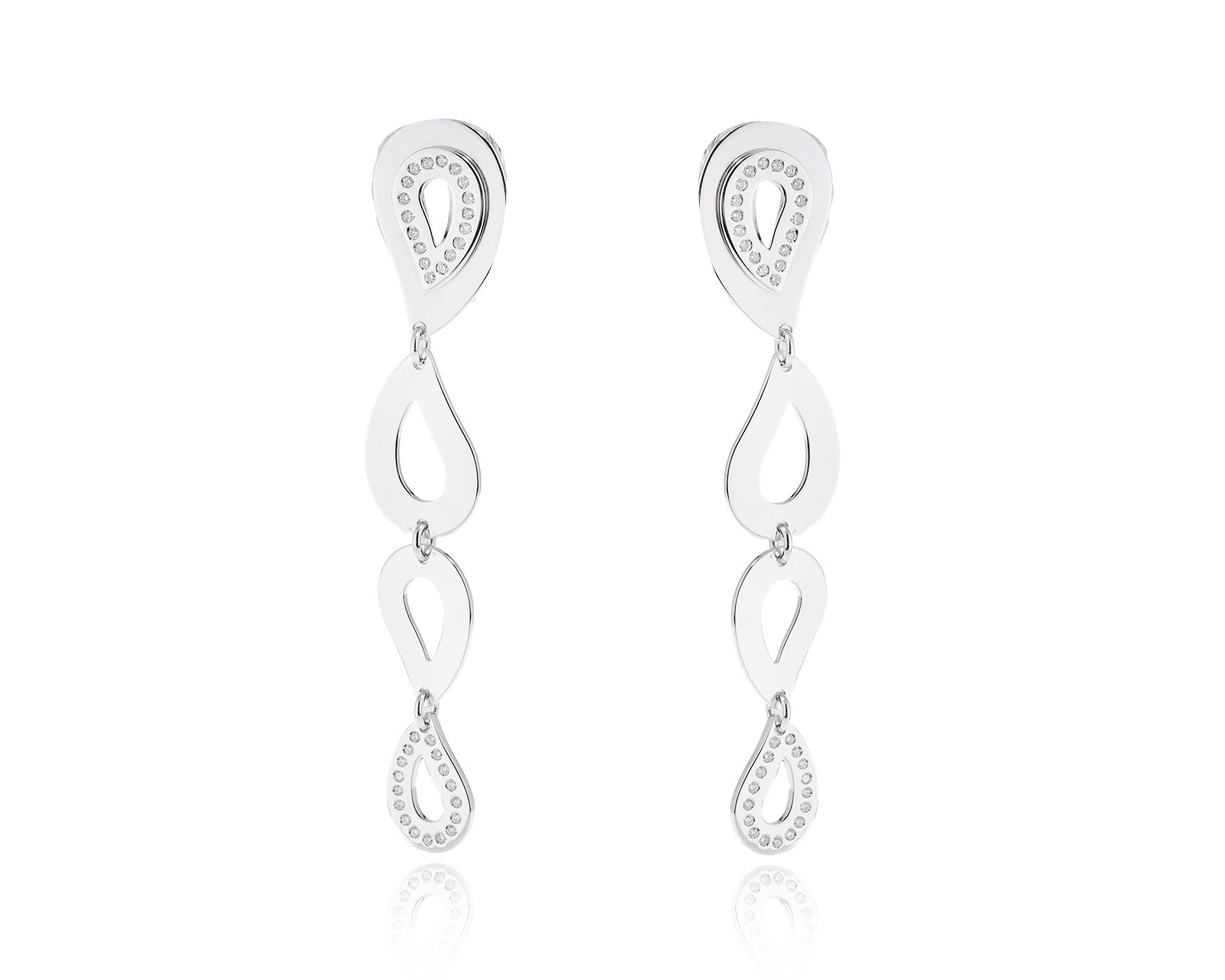 Оригинальные золотые серьги с бриллиантами 0.28ct Gavello 300323/2