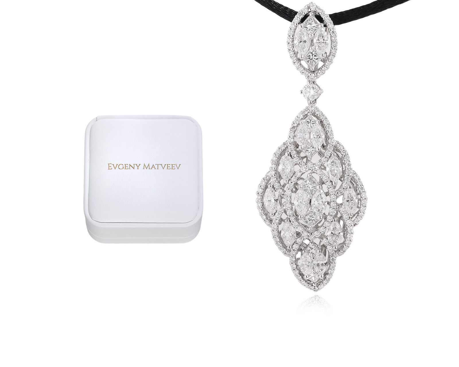Золотой кулон с бриллиантами 4.65ct Evgeny Matveev