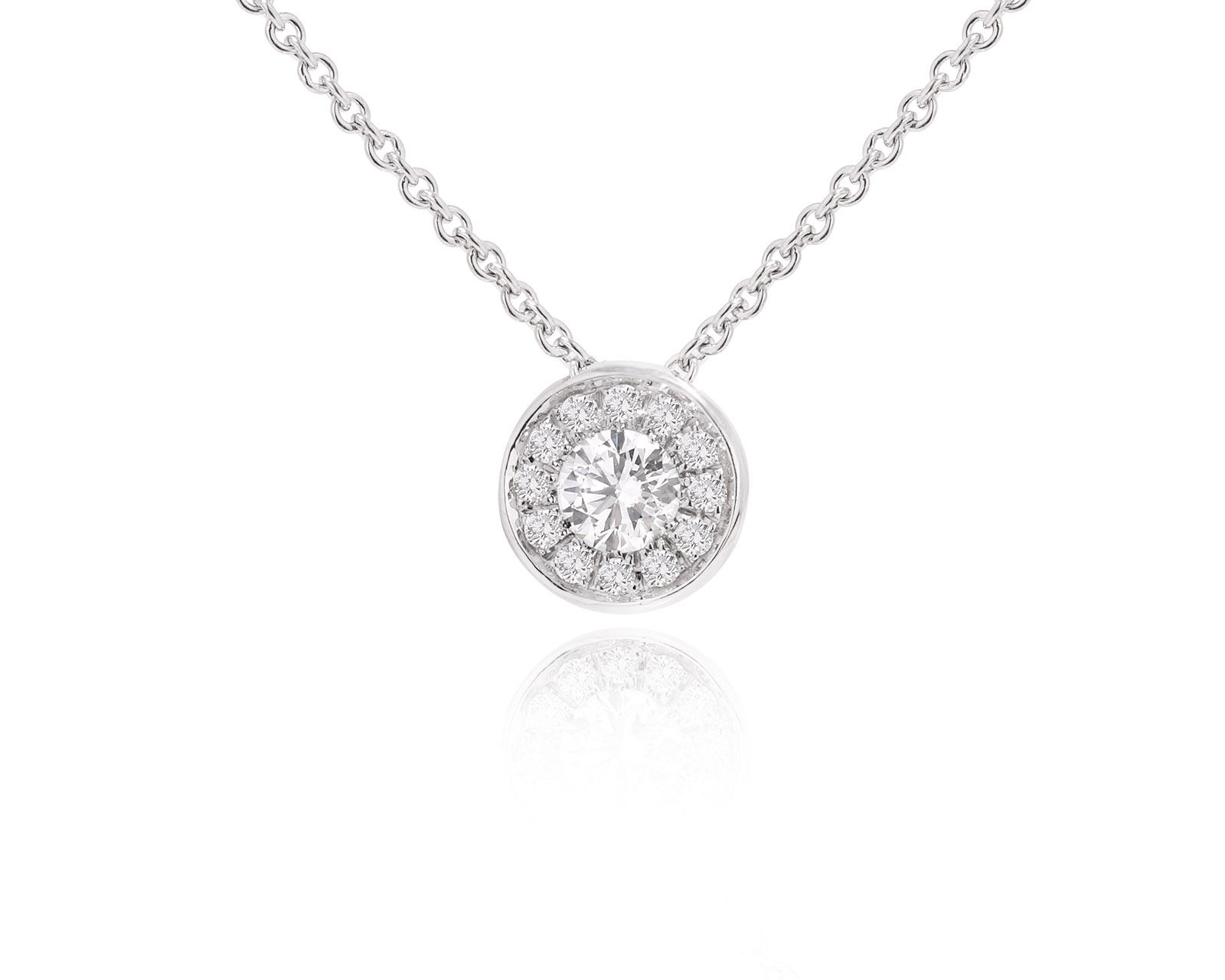 Оригинальное золотое колье с бриллиантами 0.43ct Leo Pizzo 150125/6