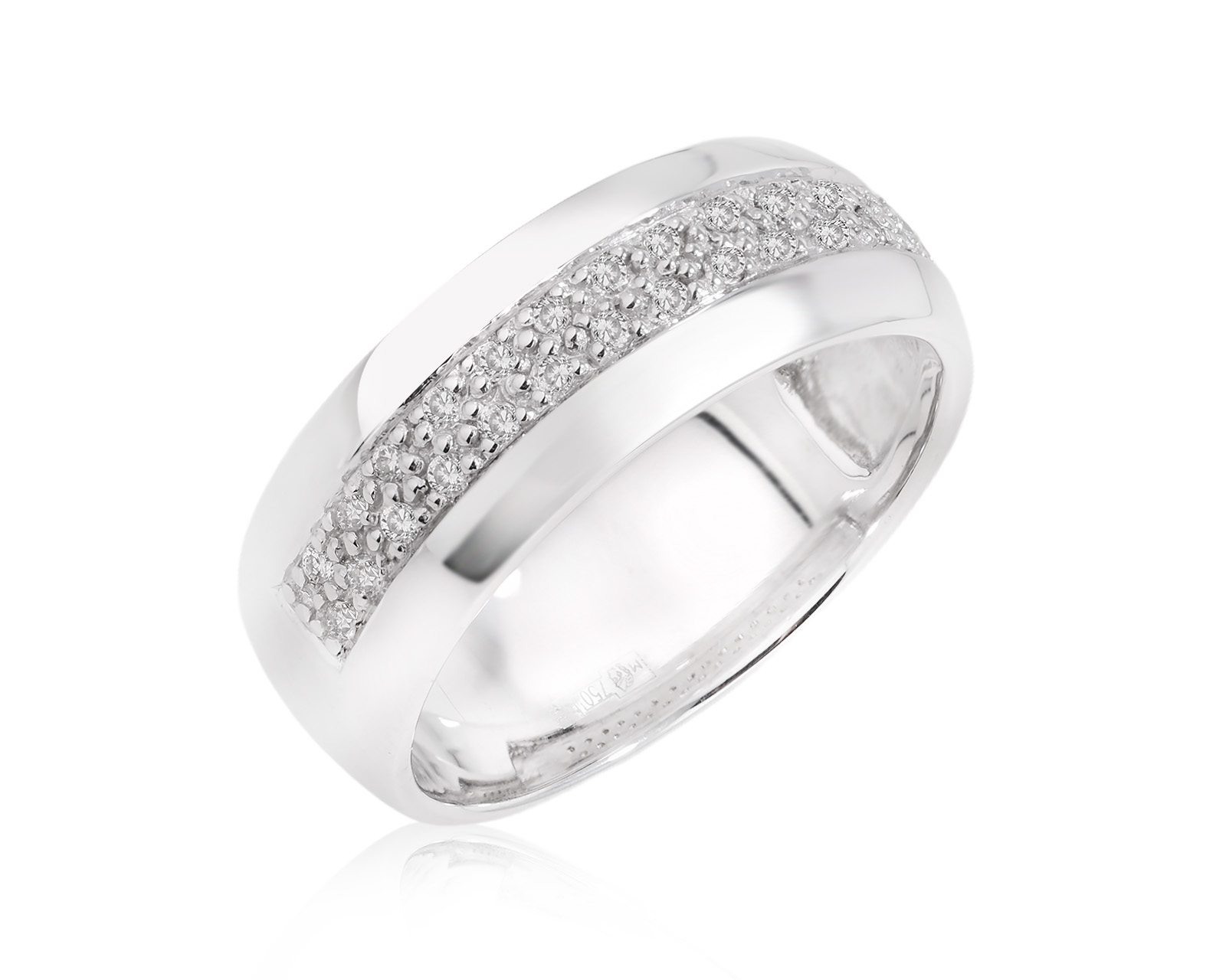 Оригинальное золотое кольцо с бриллиантами 0.22ct Breuning 261124/11