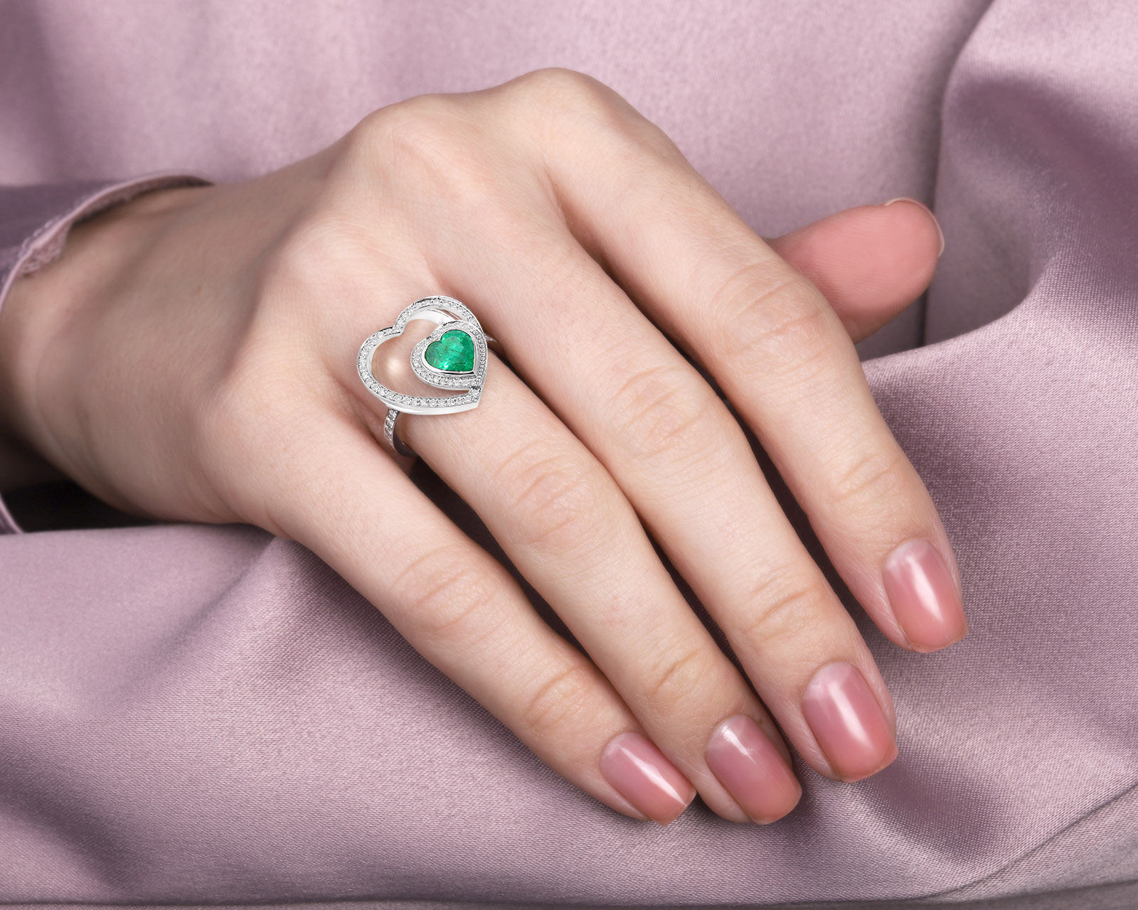 Золотое кольцо с изумрудом Замбия 0.99ct Evgeny Matveev