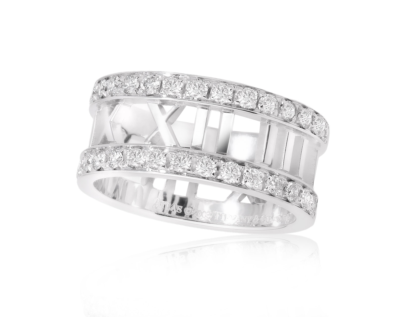 Оригинальное золотое кольцо с бриллиантами 0.60ct Tiffany&Co Atlas 070325/4