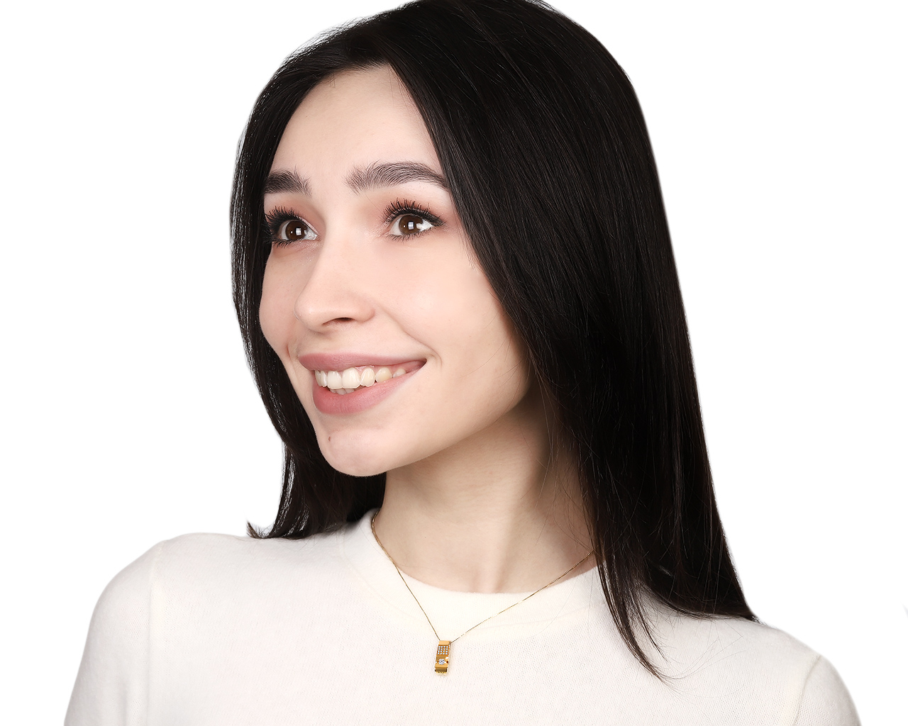 Оригинальный золотой кулон с бриллиантами 0.28ct Korloff