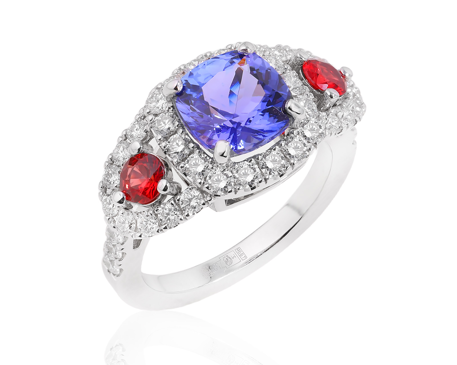 Золотое кольцо с танзанитом 2.48ct Evgeny Matveev 130825/Б171