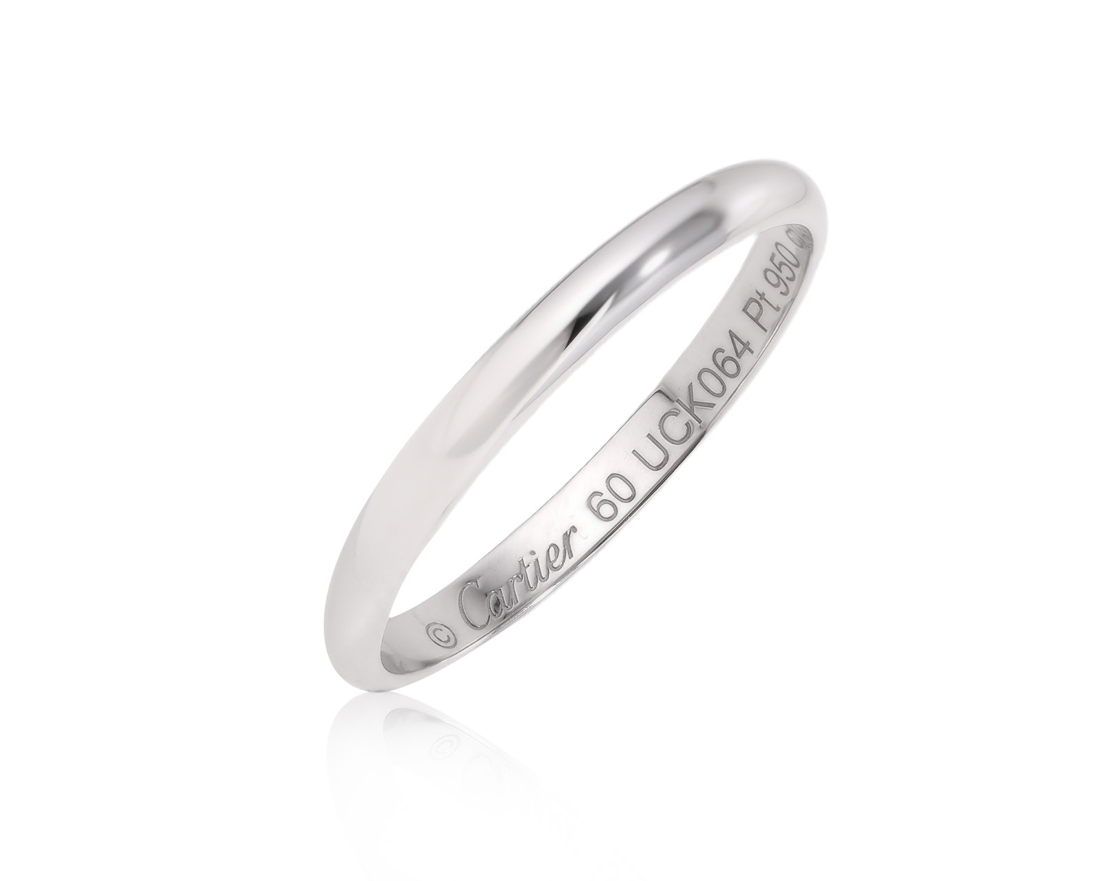 Оригинальное платиновое кольцо Cartier 1895 160325/3