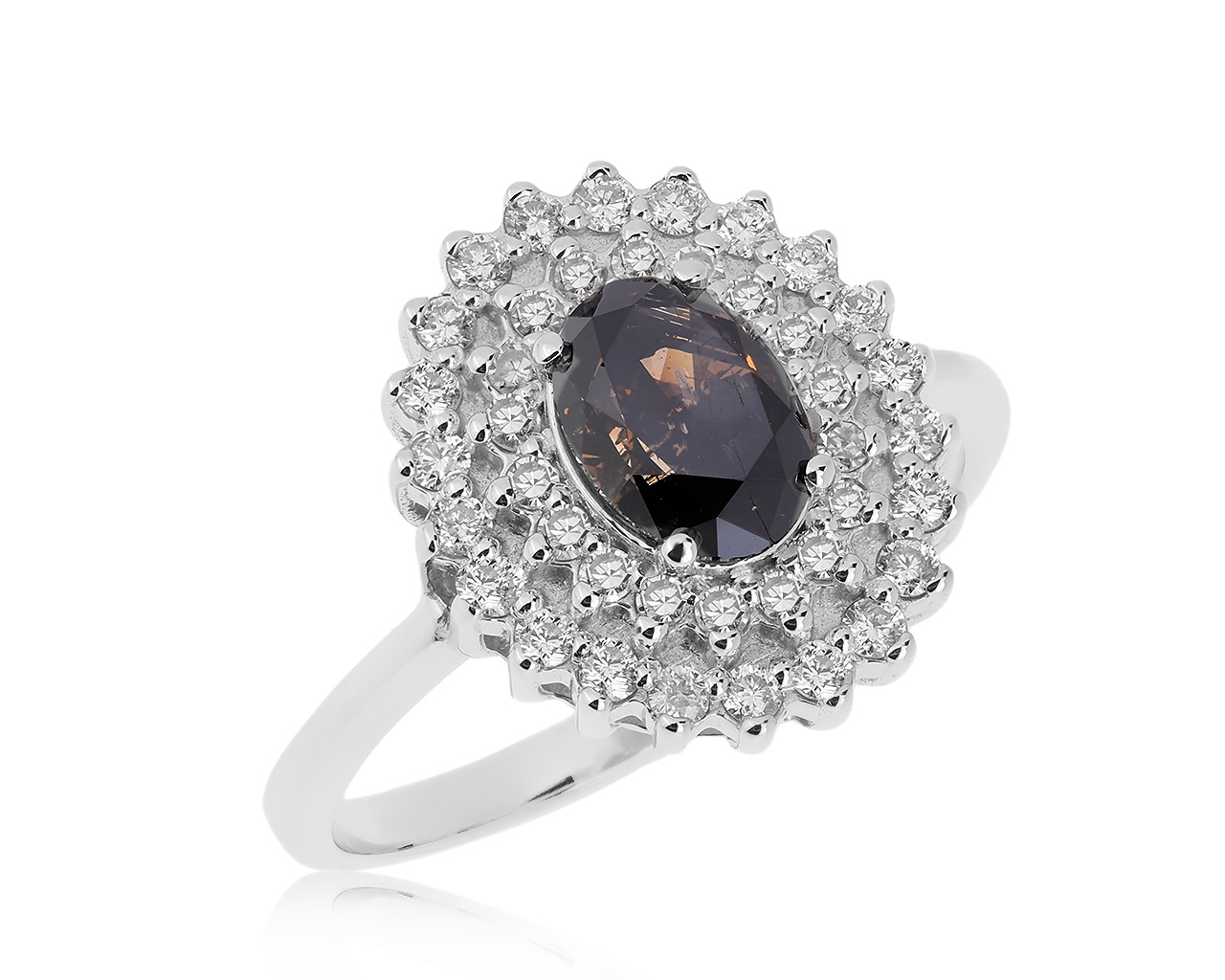 Изысканное золотое кольцо с бриллиантами 1.58ct 191020/2